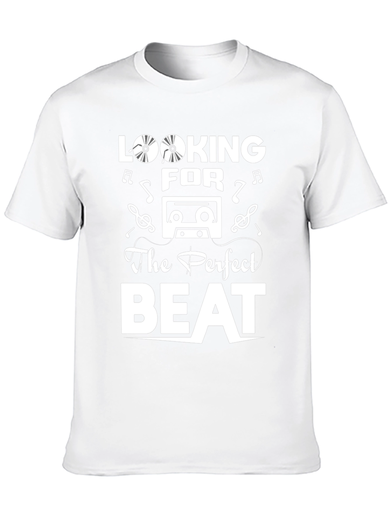 Looking for the Perfect Beat Black Graphic Tee