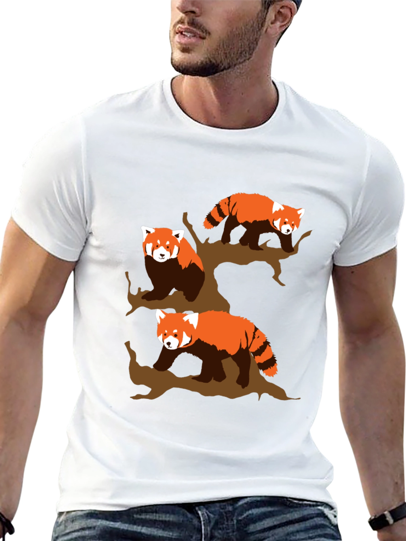 Red Panda Tree T-Shirt