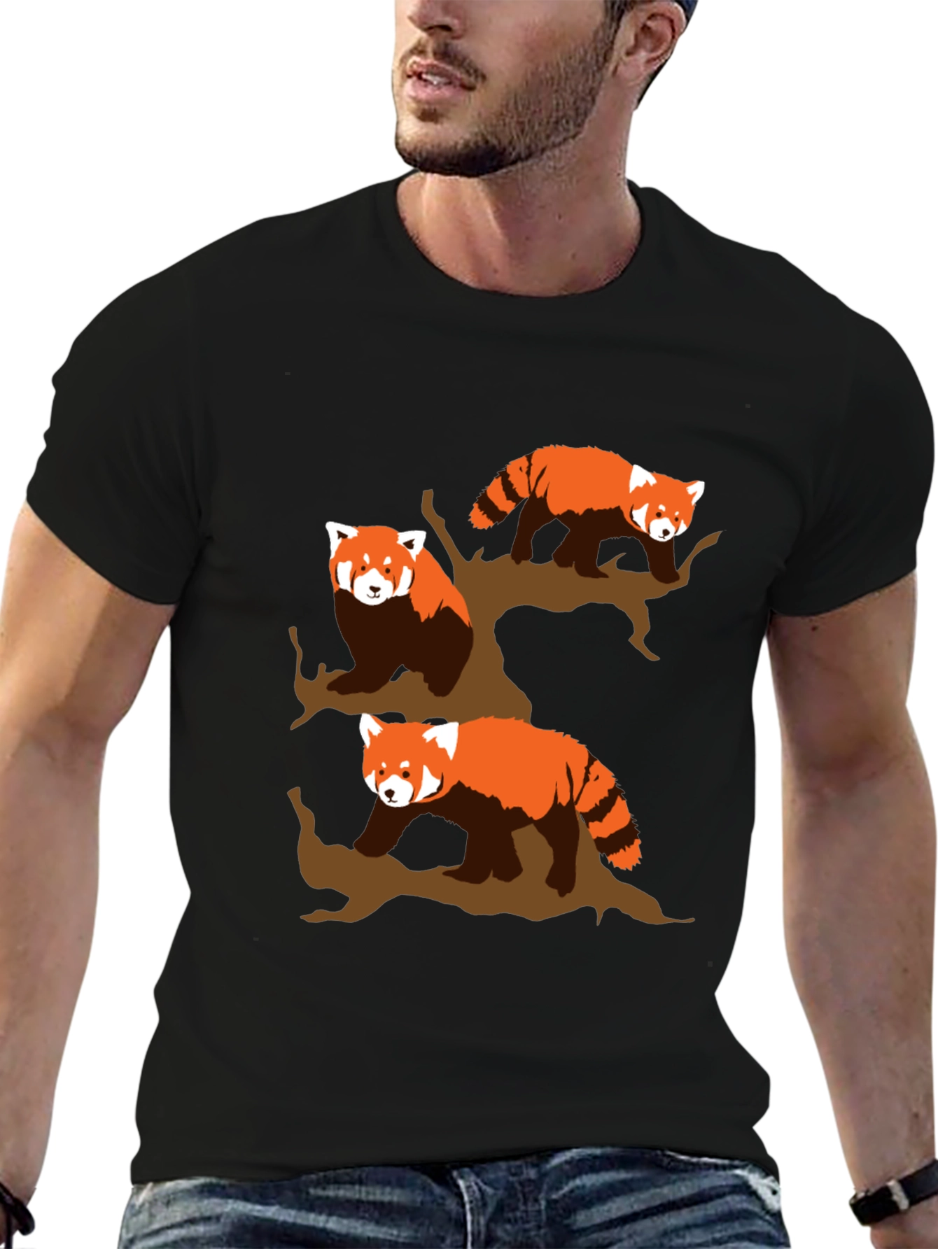 Red Panda Tree T-Shirt