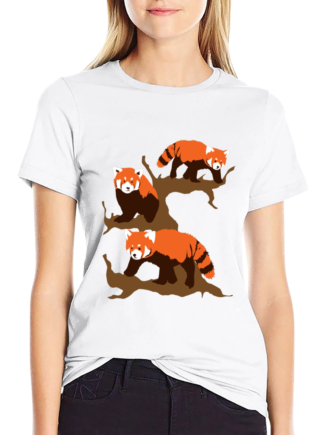 Red Panda Tree T-Shirt