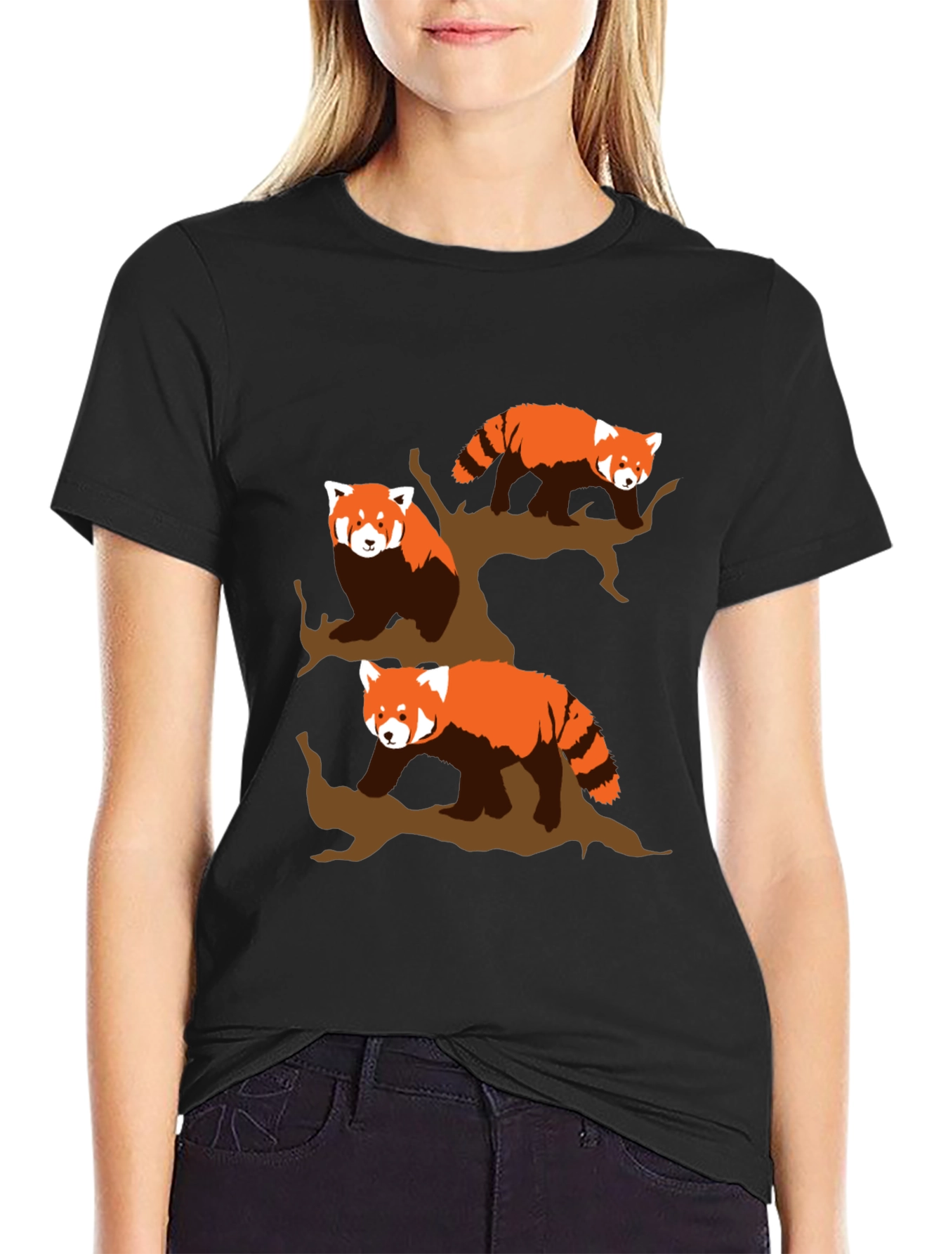 Red Panda Tree T-Shirt