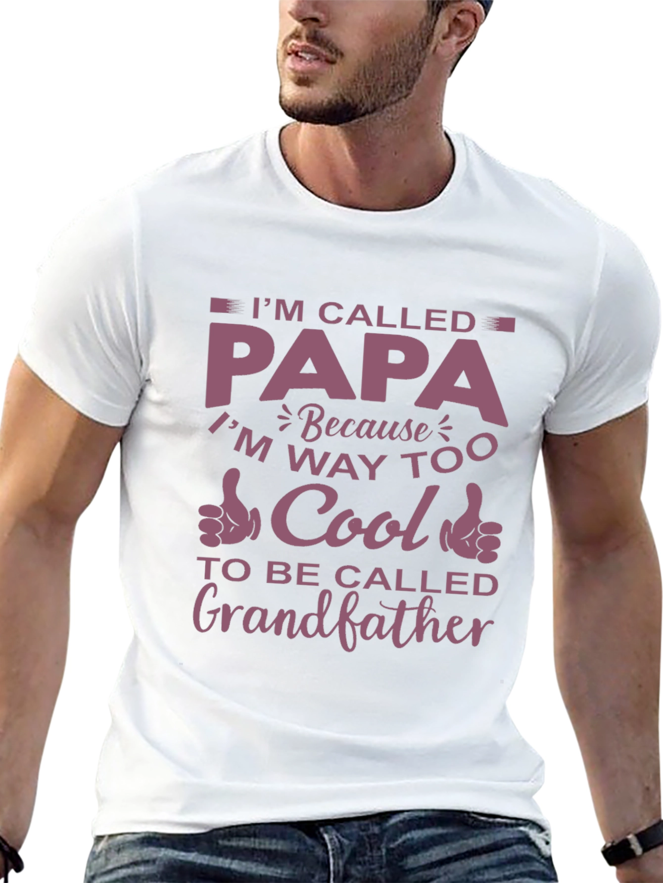 Im Called Papa T-Shirt - Cool Grandfather Tee