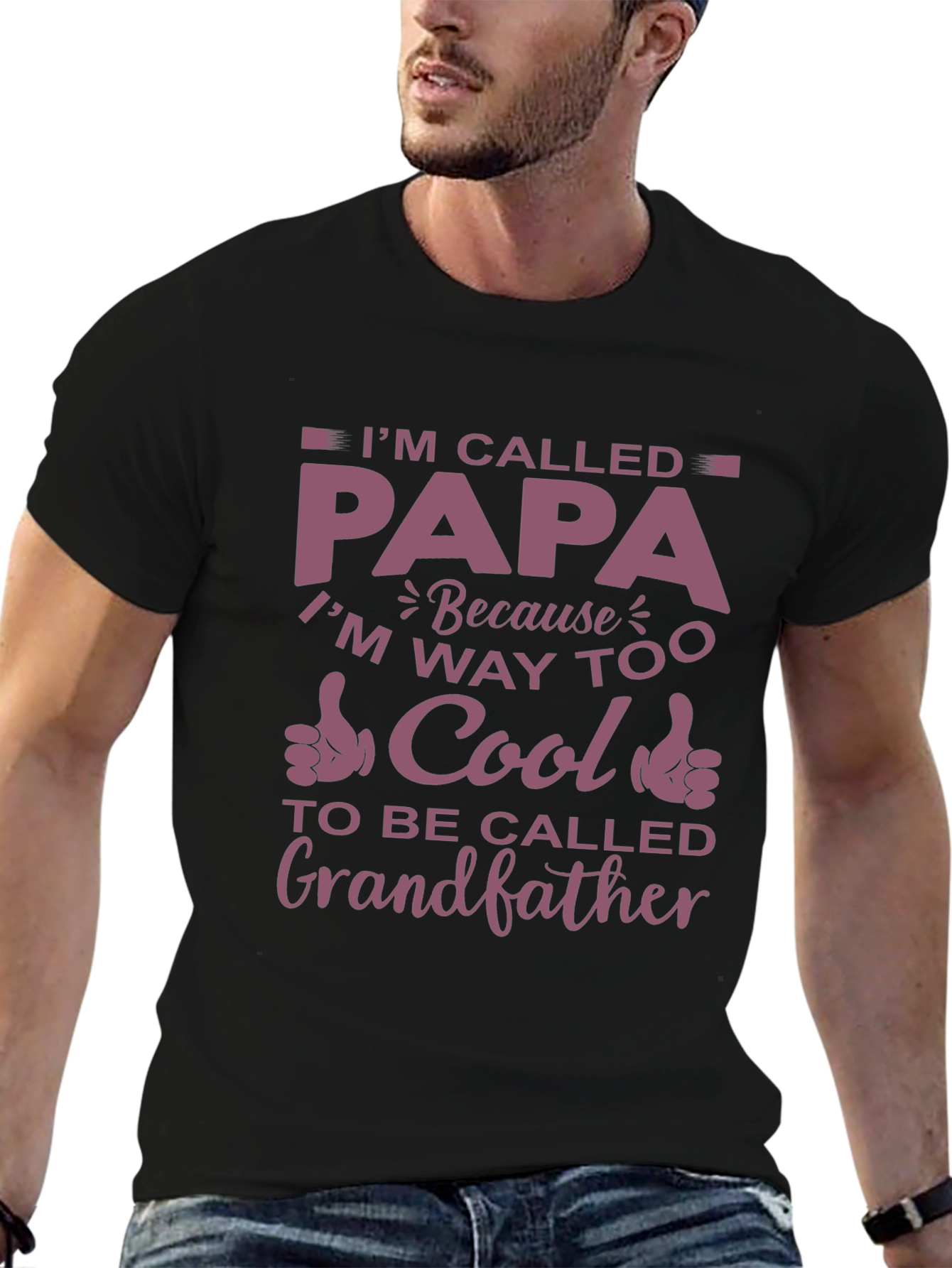 Im Called Papa T-Shirt - Cool Grandfather Tee