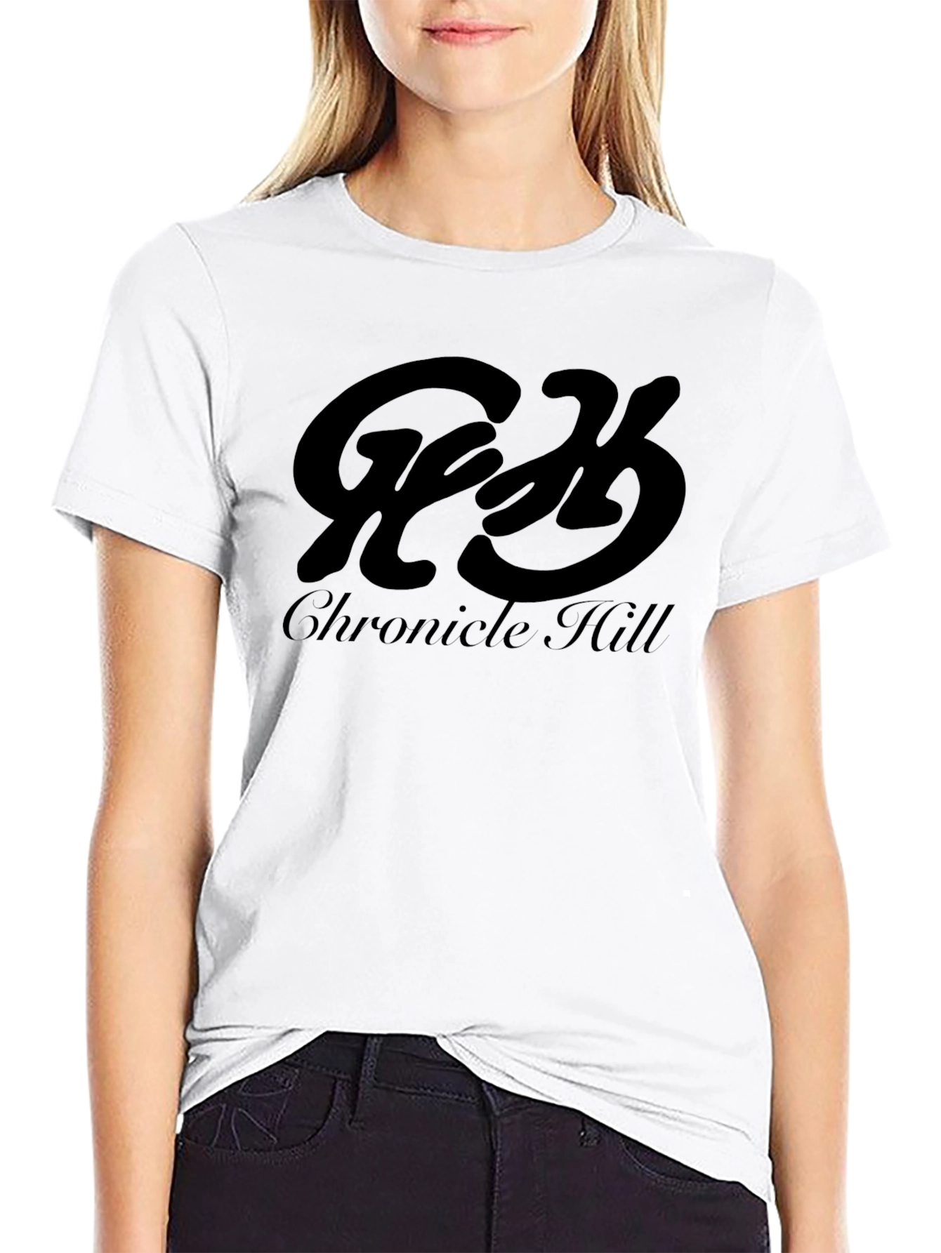 Chronicle Hill Black Graphic Tee