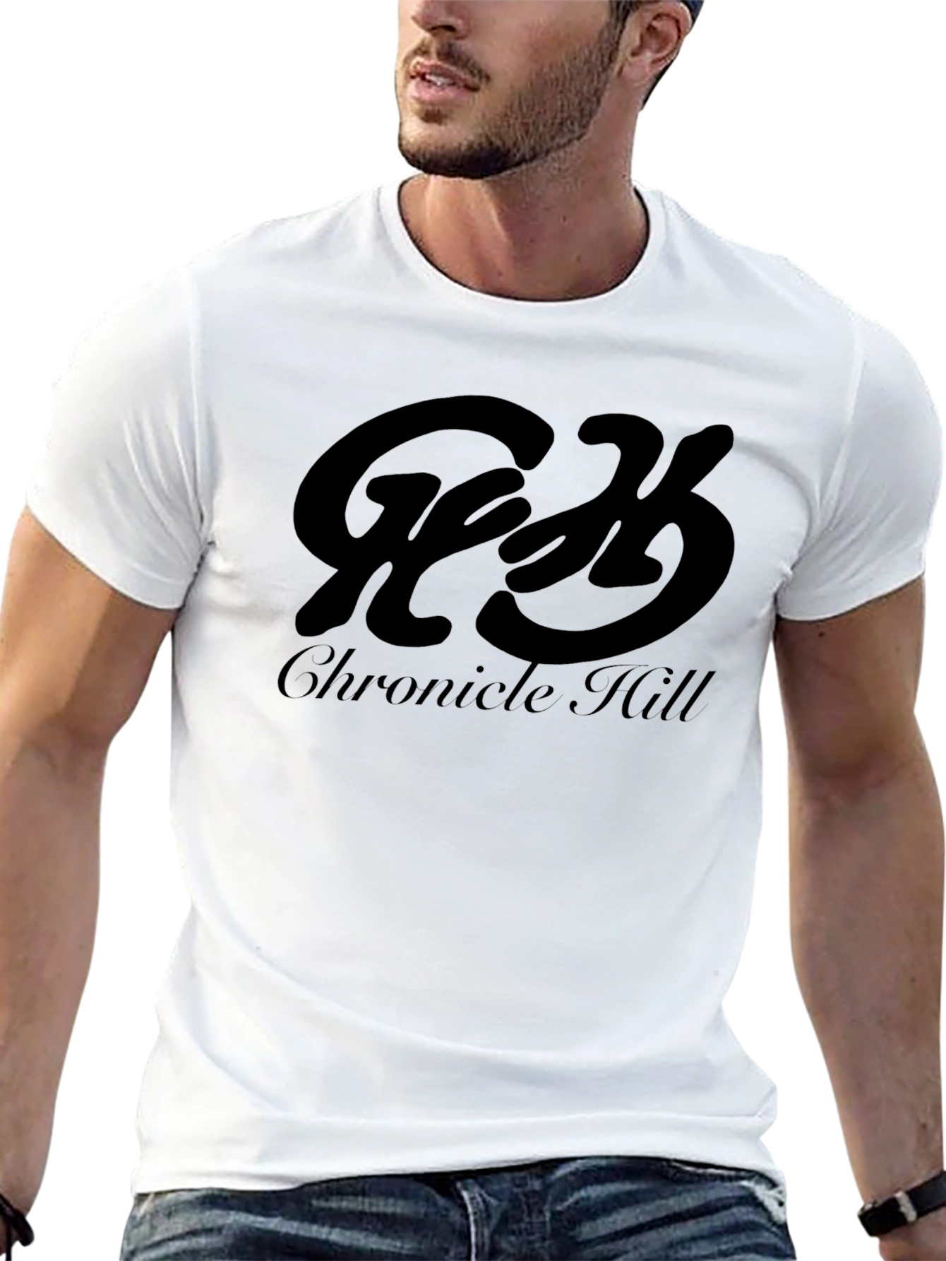 Chronicle Hill Black Graphic Tee