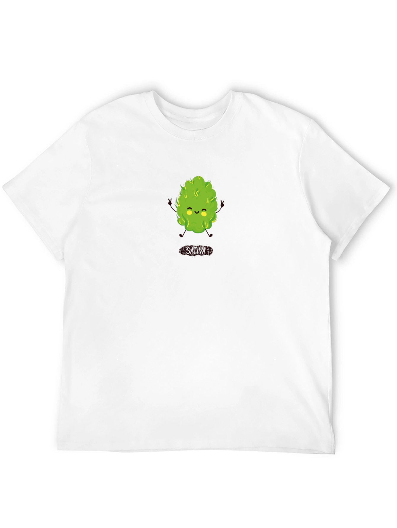 Sativa Cartoon Graphic T-Shirt