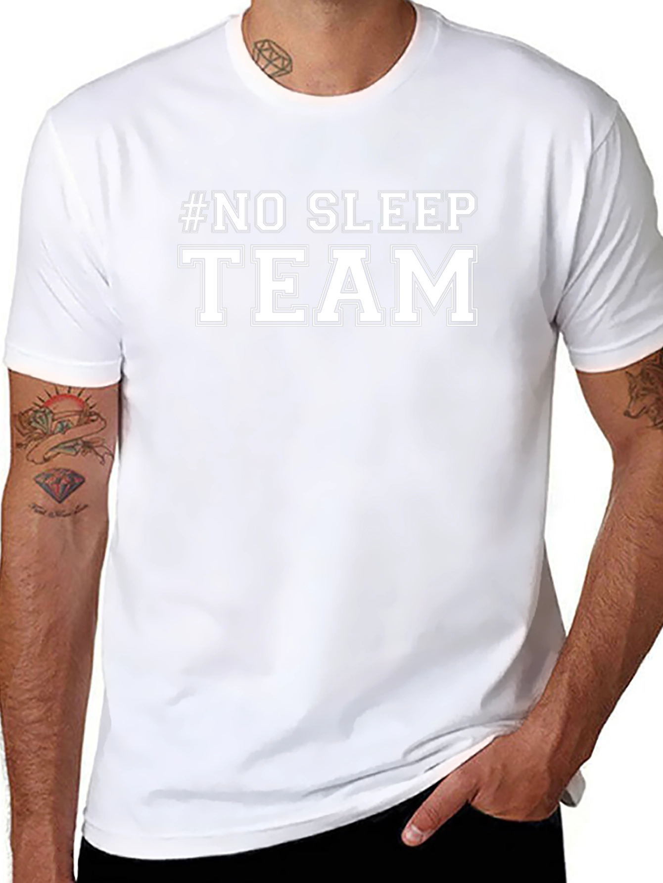 #No Sleep Team Black T-Shirt