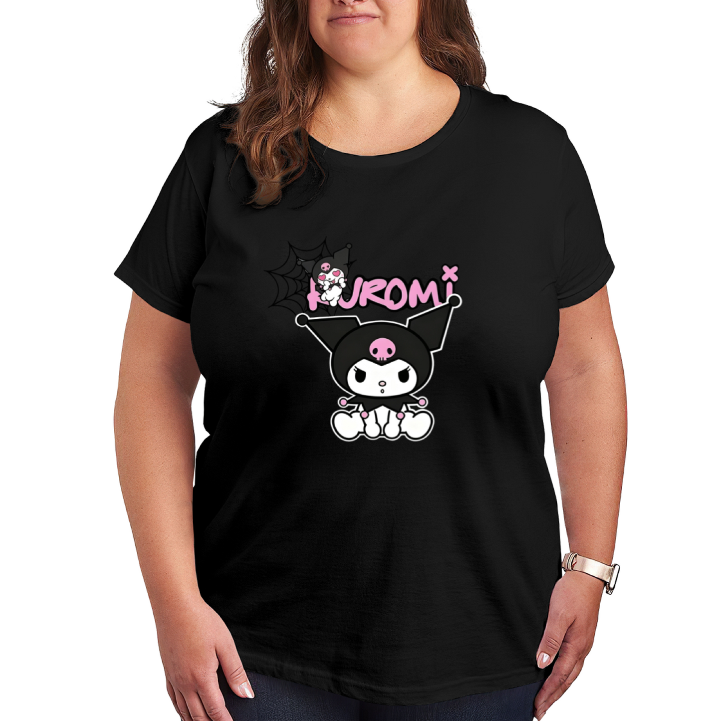 Unique ToMi Letter Stylish Plus Size Women Streetwear T-Shirt