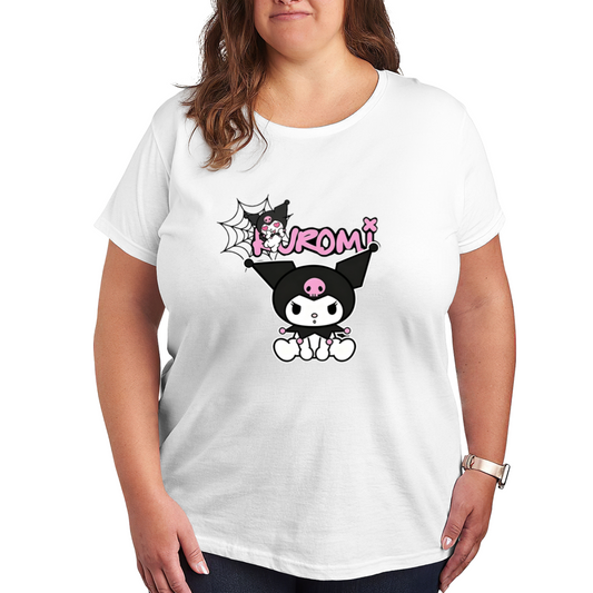 Unique ToMi Letter Stylish Plus Size Women Streetwear T-Shirt