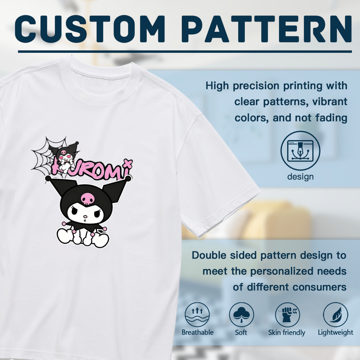 Unique ToMi Letter Stylish Plus Size Women Streetwear T-Shirt