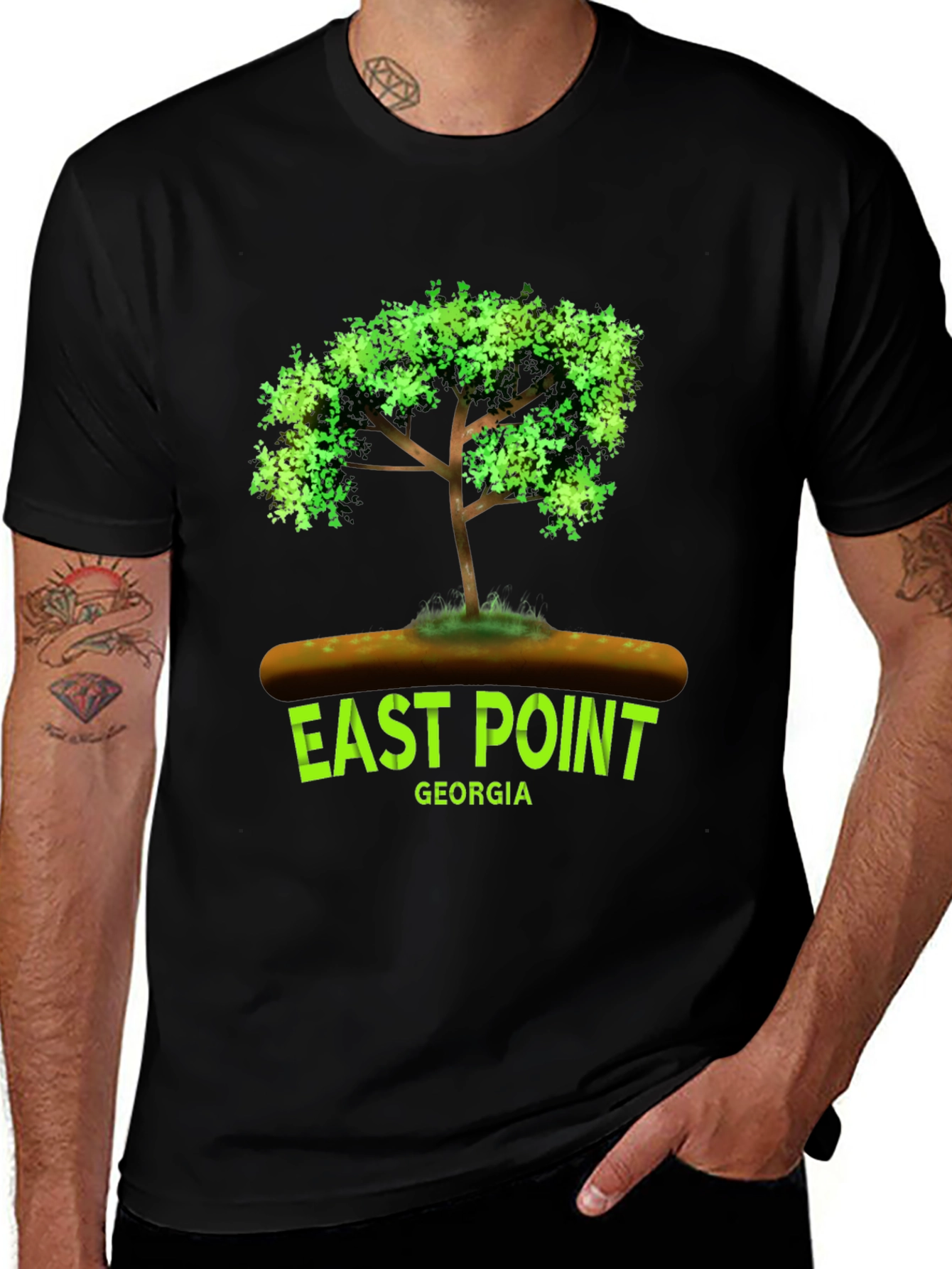 East Point Georgia Tree Graphic Tee