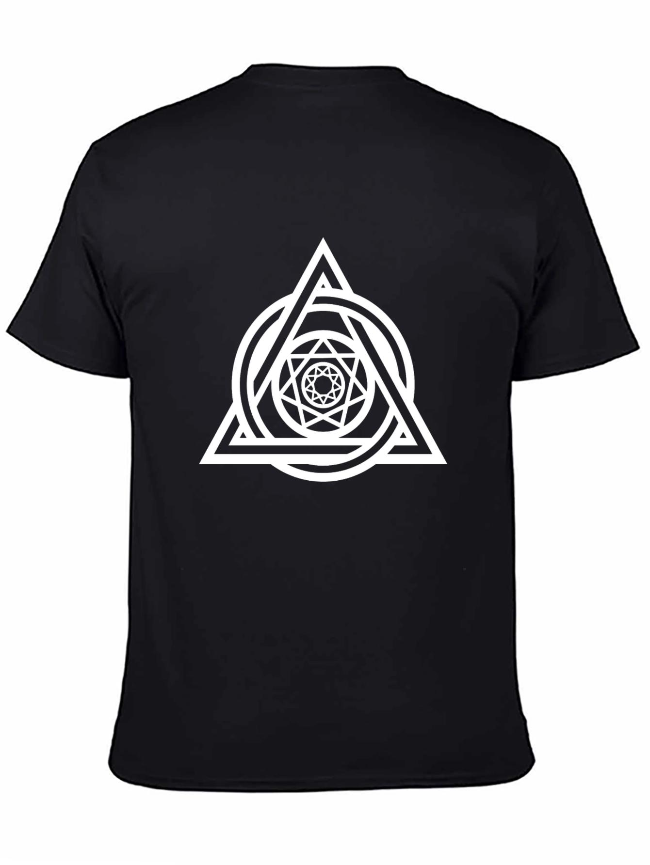 Geometric Triangle Graphic T-Shirt