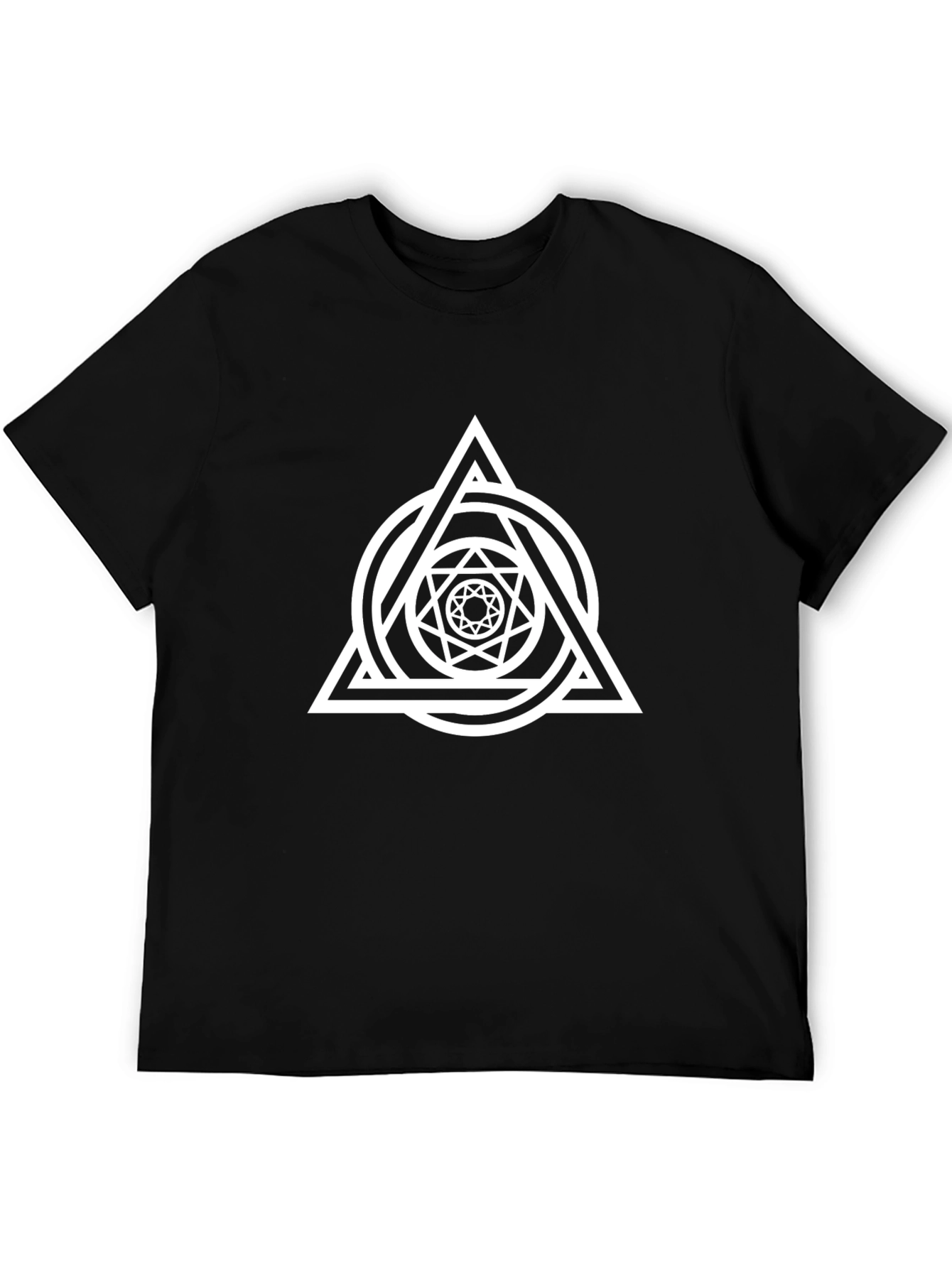 Geometric Triangle Graphic T-Shirt