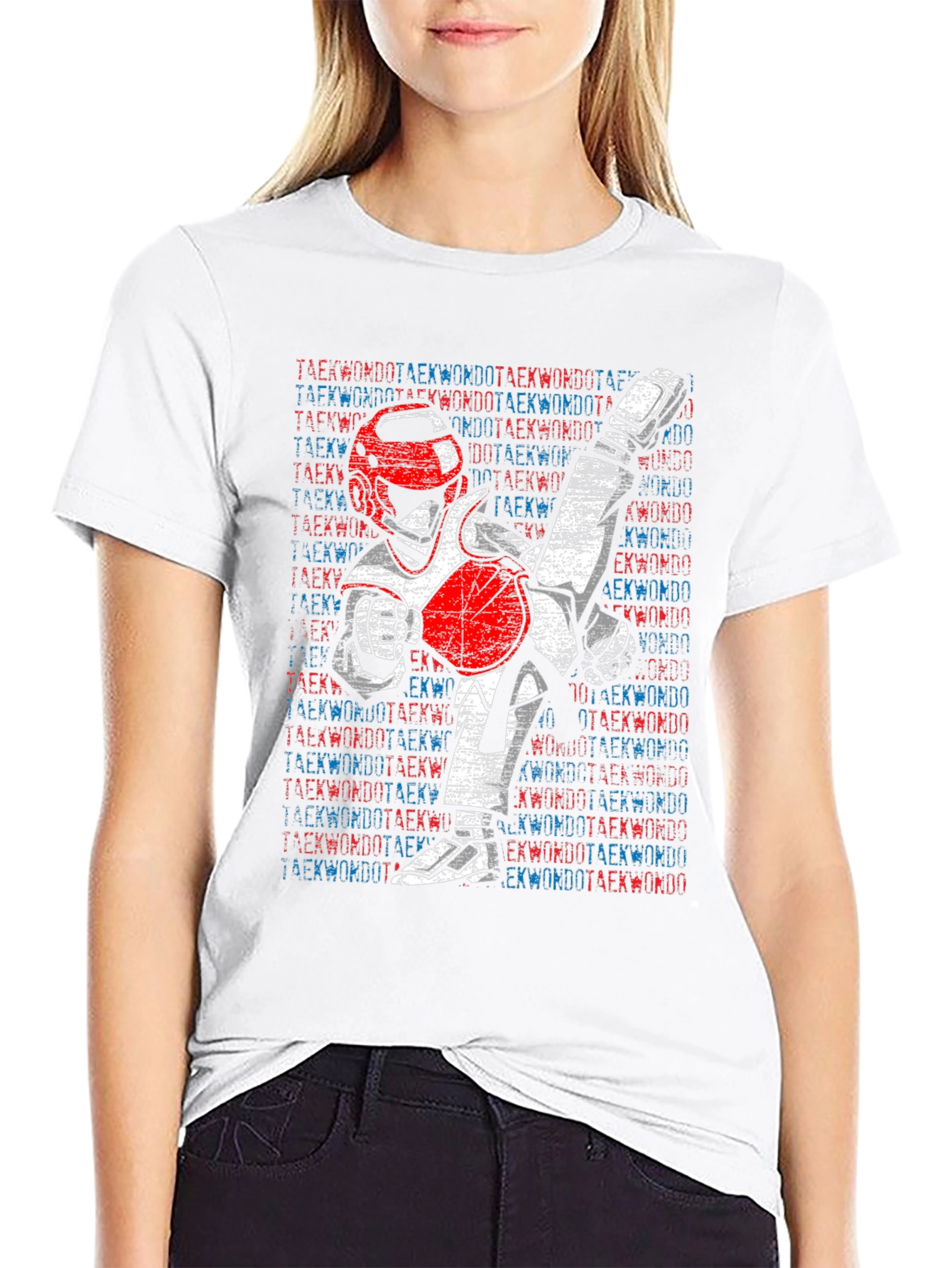 Taekwondo Kick T-Shirt - Martial Arts Graphic Tee