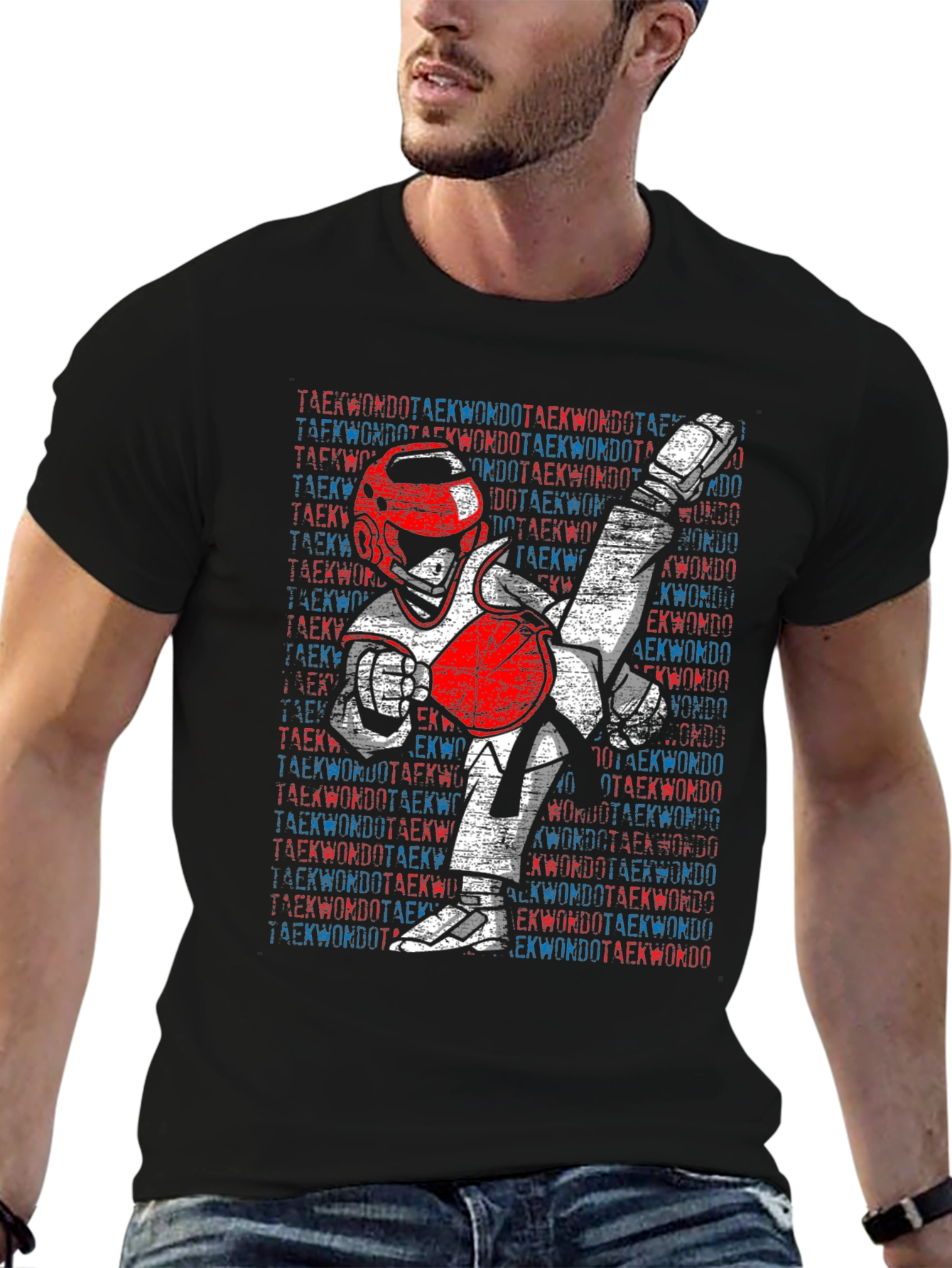 Taekwondo Kick T-Shirt - Martial Arts Graphic Tee