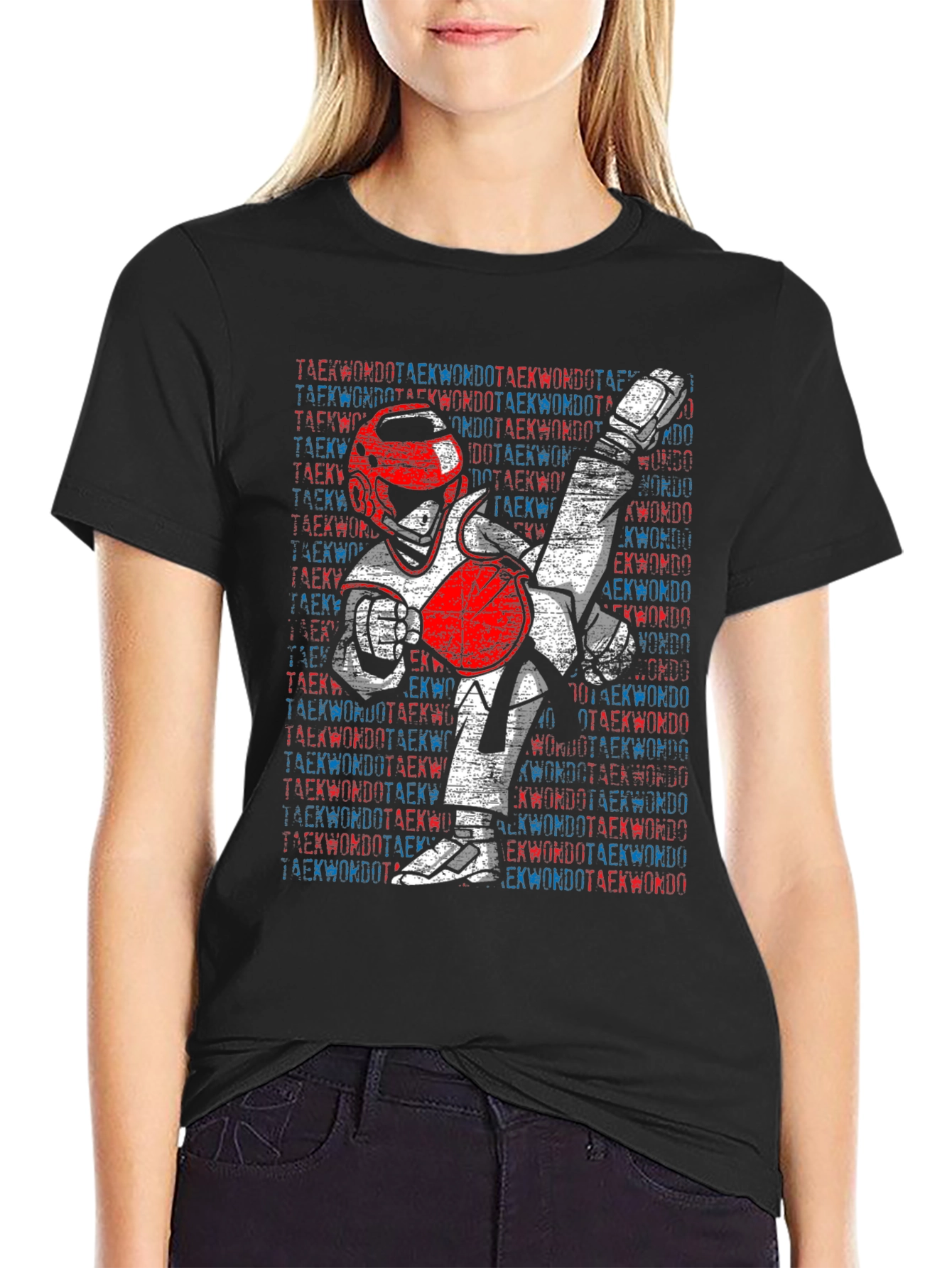 Taekwondo Kick T-Shirt - Martial Arts Graphic Tee