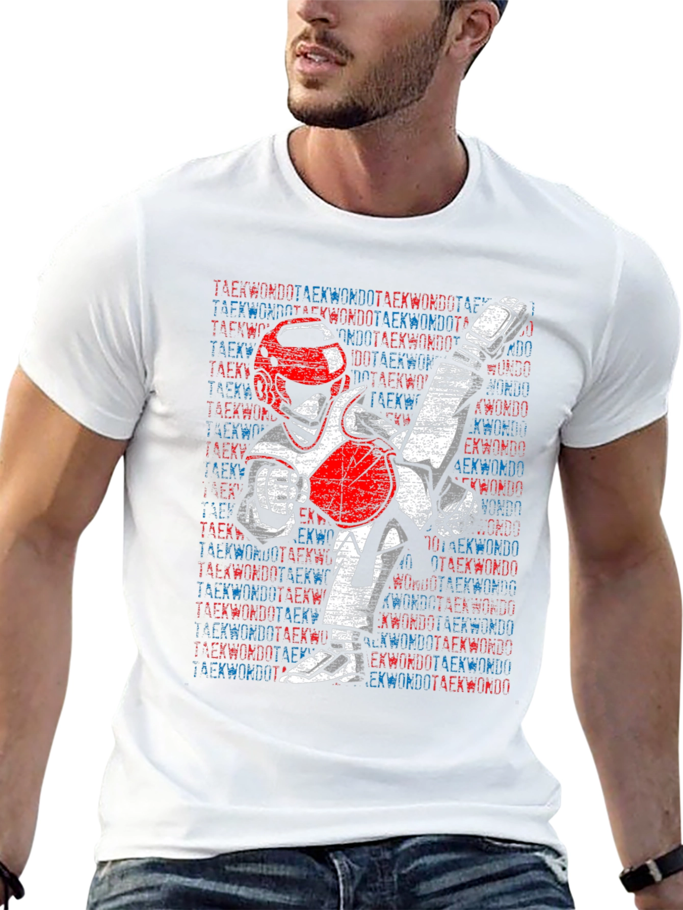 Taekwondo Kick T-Shirt - Martial Arts Graphic Tee