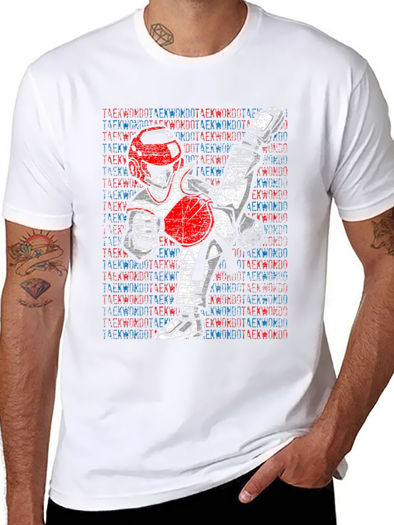 Taekwondo Kick T-Shirt - Martial Arts Graphic Tee