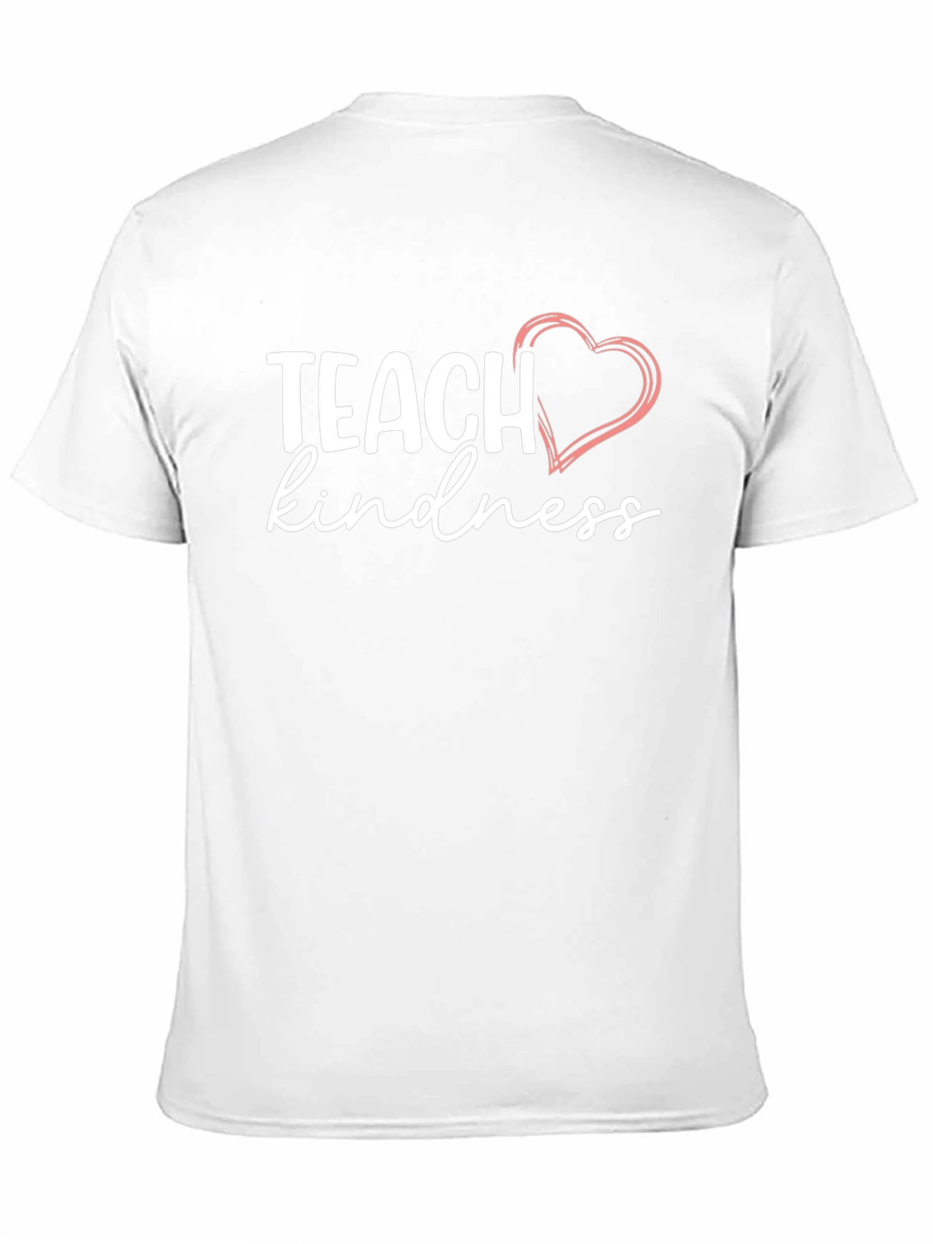 Teach Kindness T-Shirt with Heart Graphic