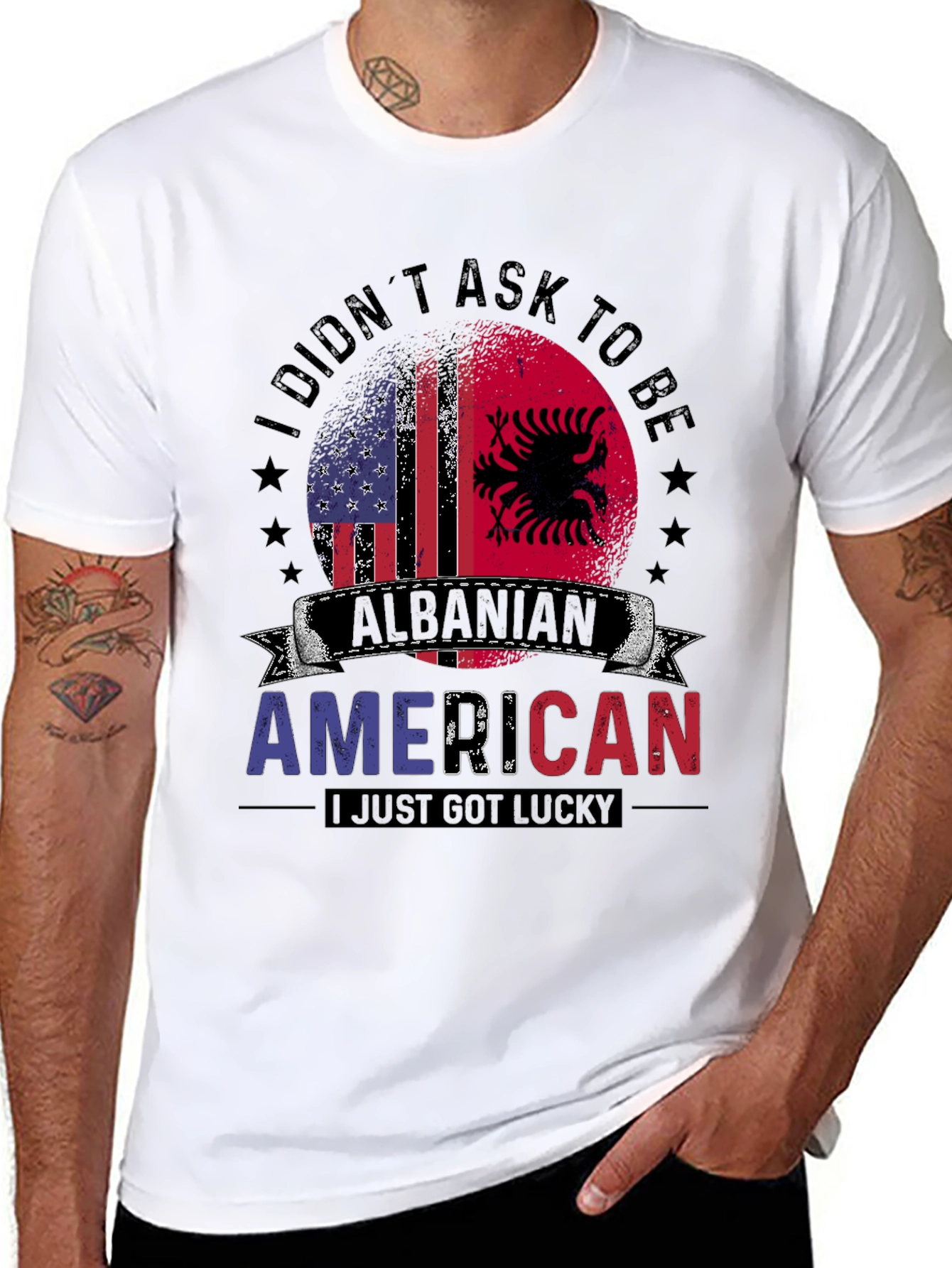 Albanian American Pride T-Shirt