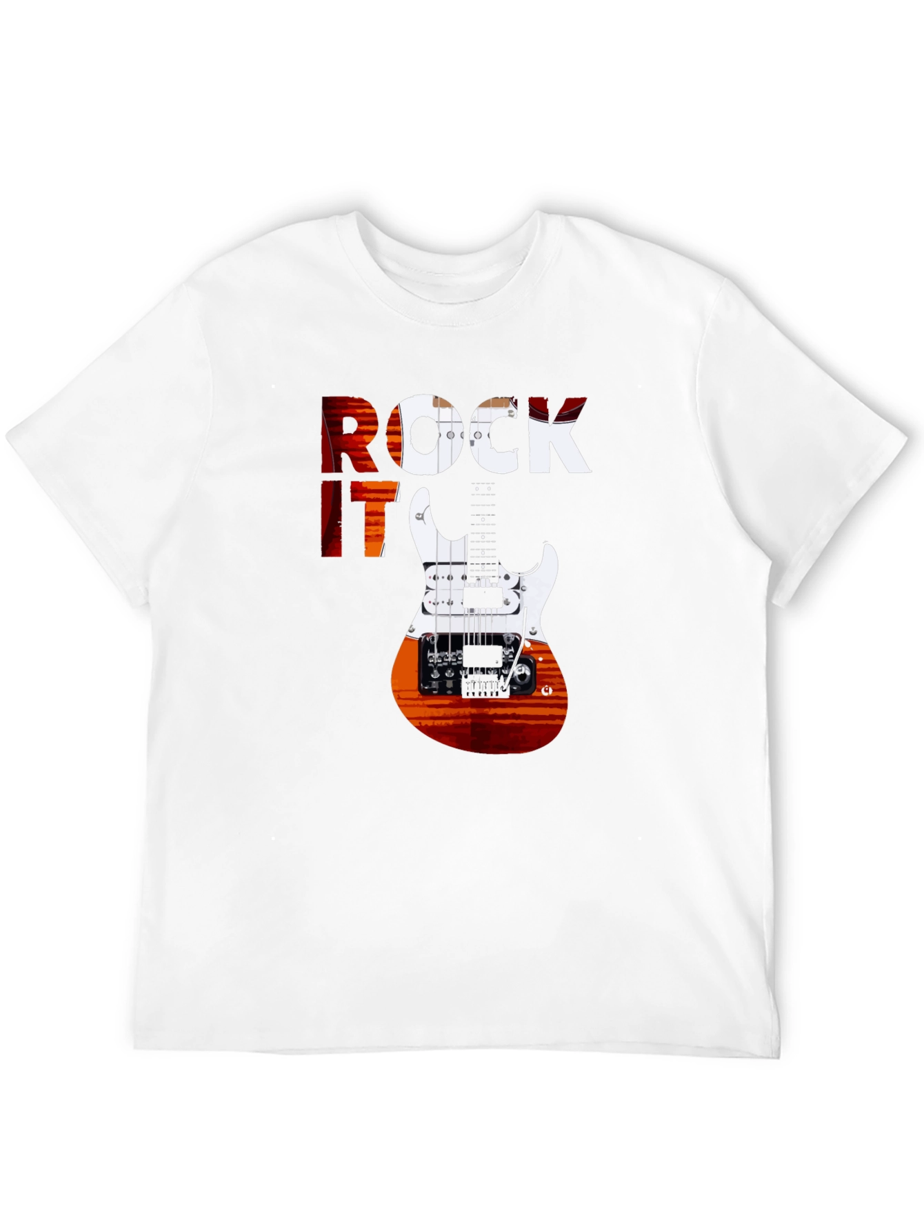 Rock It Guitar Graphic T-Shirt