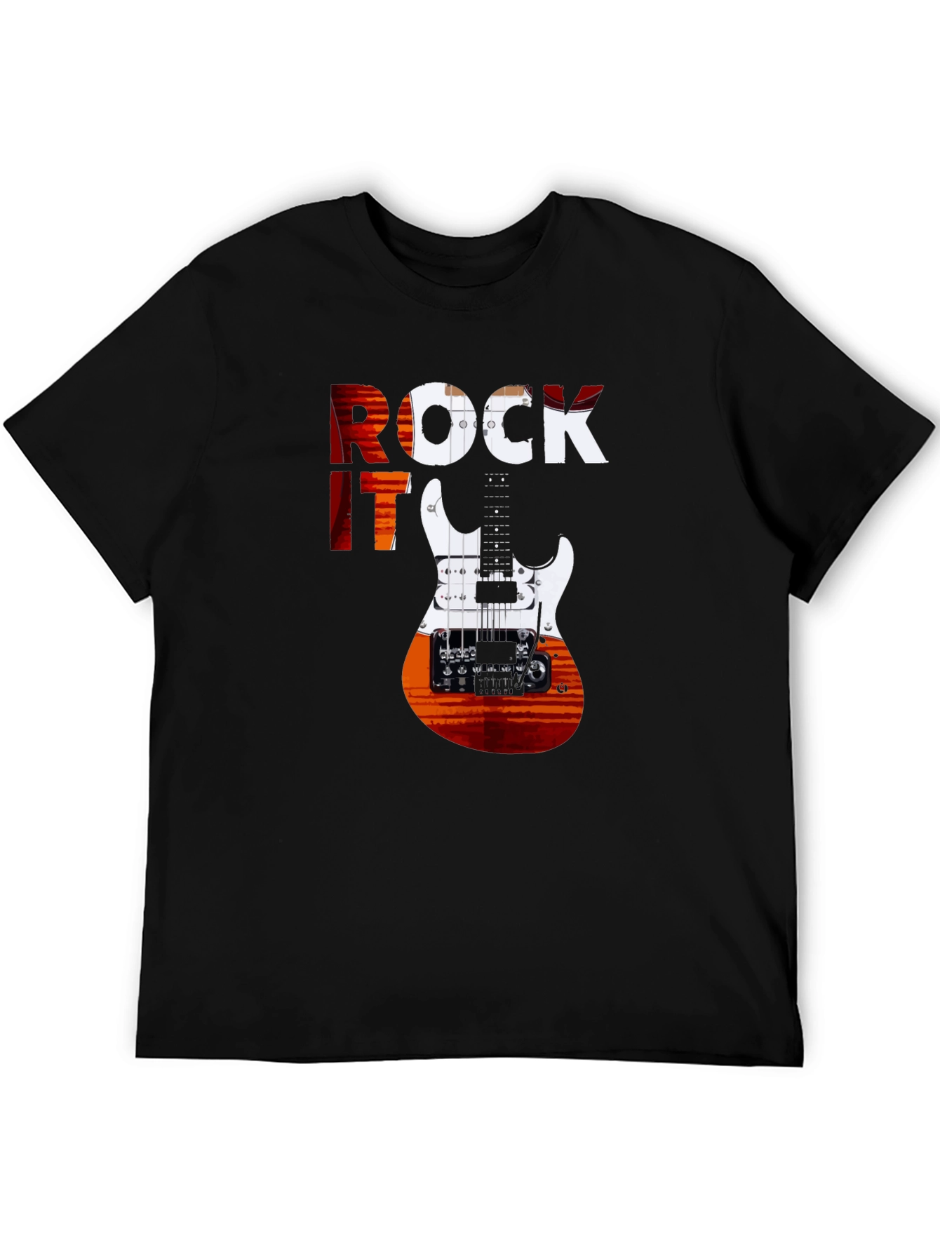 Rock It Guitar Graphic T-Shirt