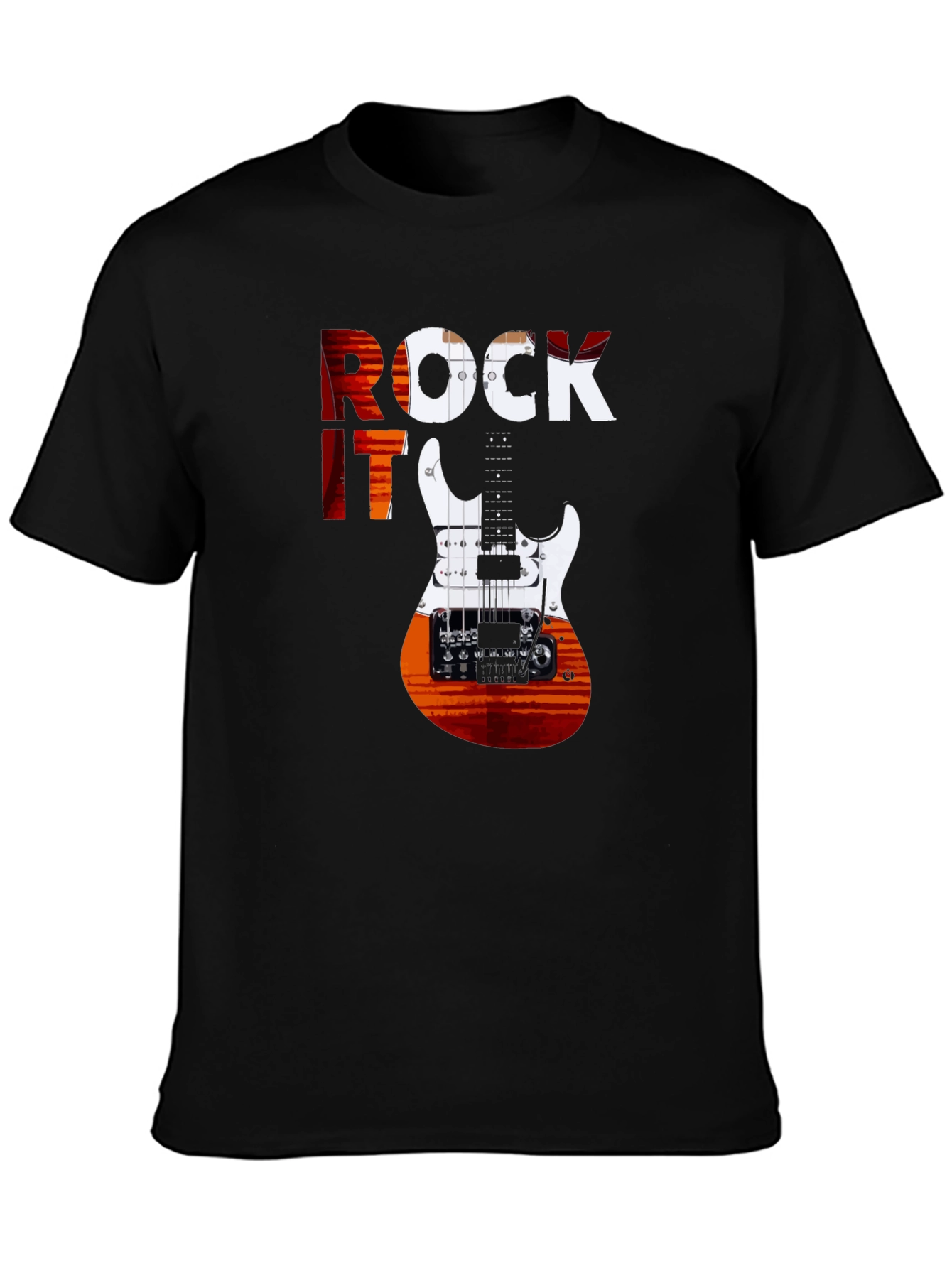Rock It Guitar Graphic T-Shirt