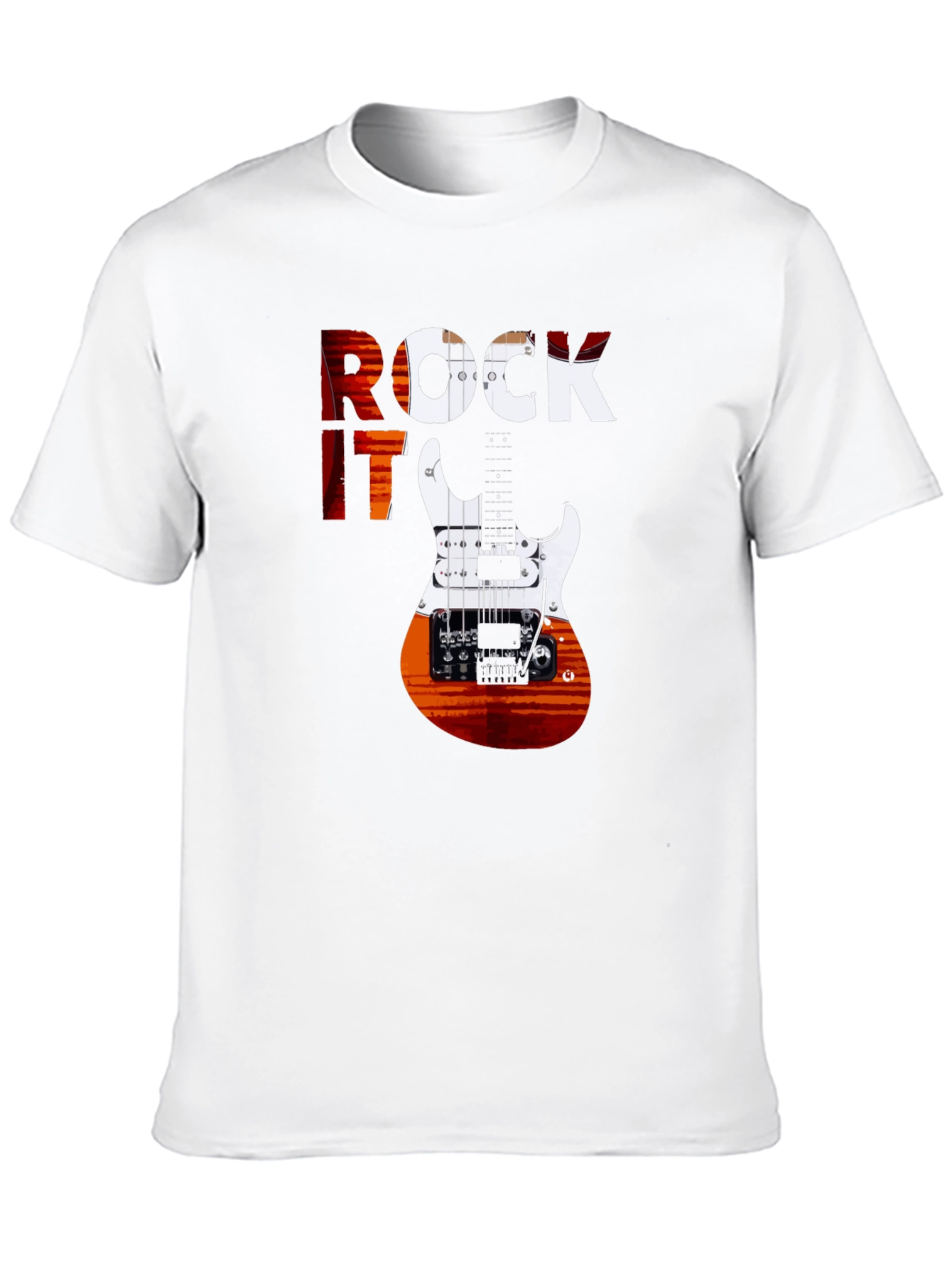 Rock It Guitar Graphic T-Shirt