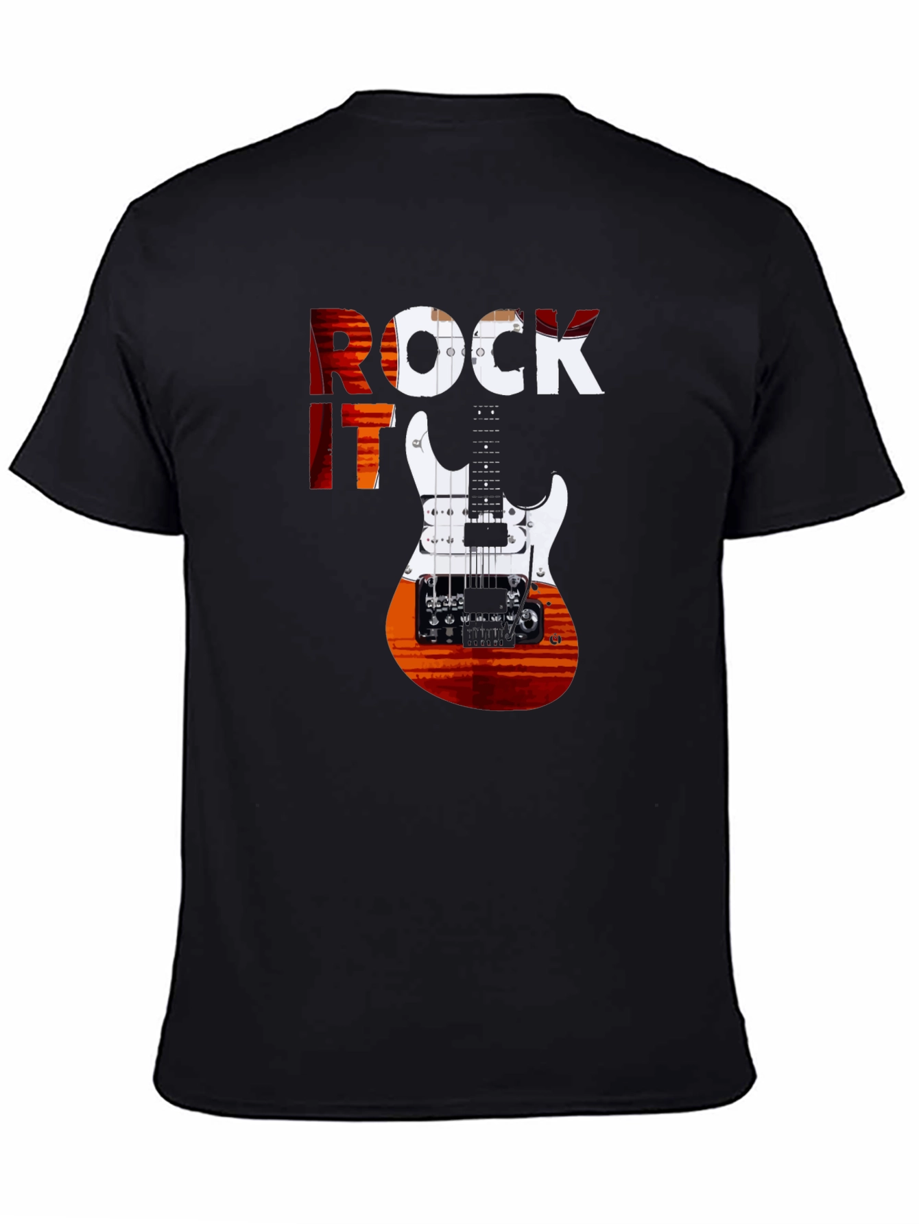 Rock It Guitar Graphic T-Shirt