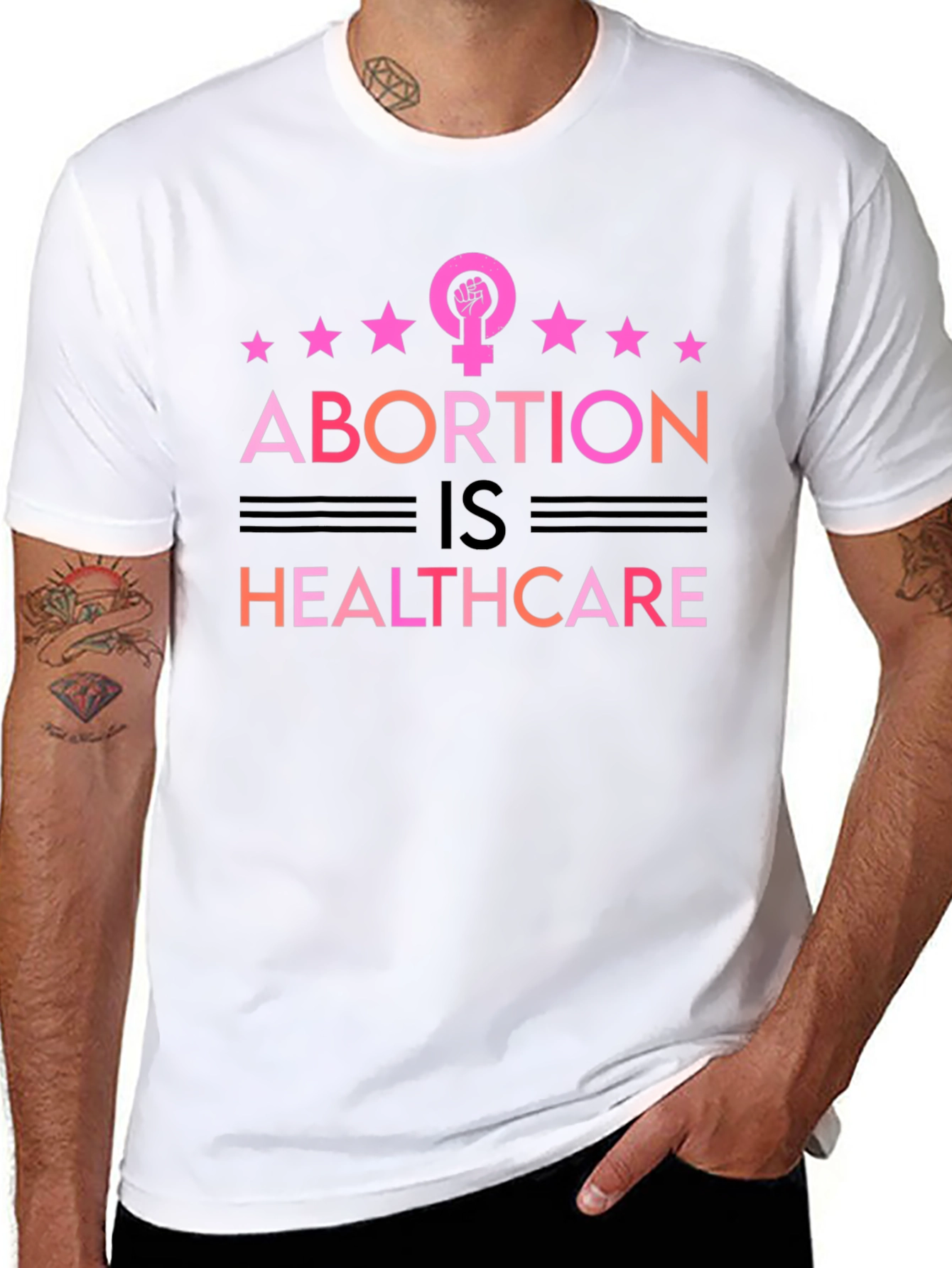 Abortion is Healthcare T-Shirt Pro Choice Feminist Tee