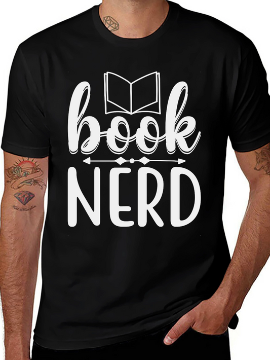 Book Nerd Graphic T-Shirt