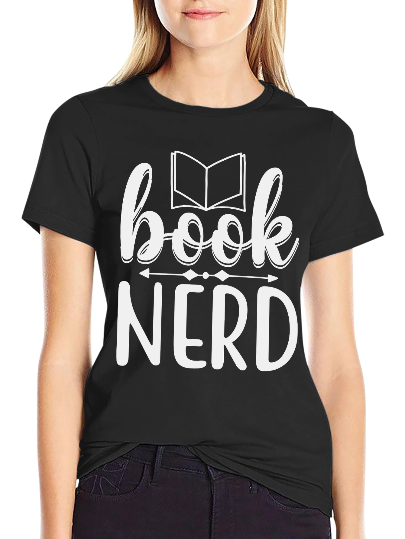 Book Nerd Graphic T-Shirt