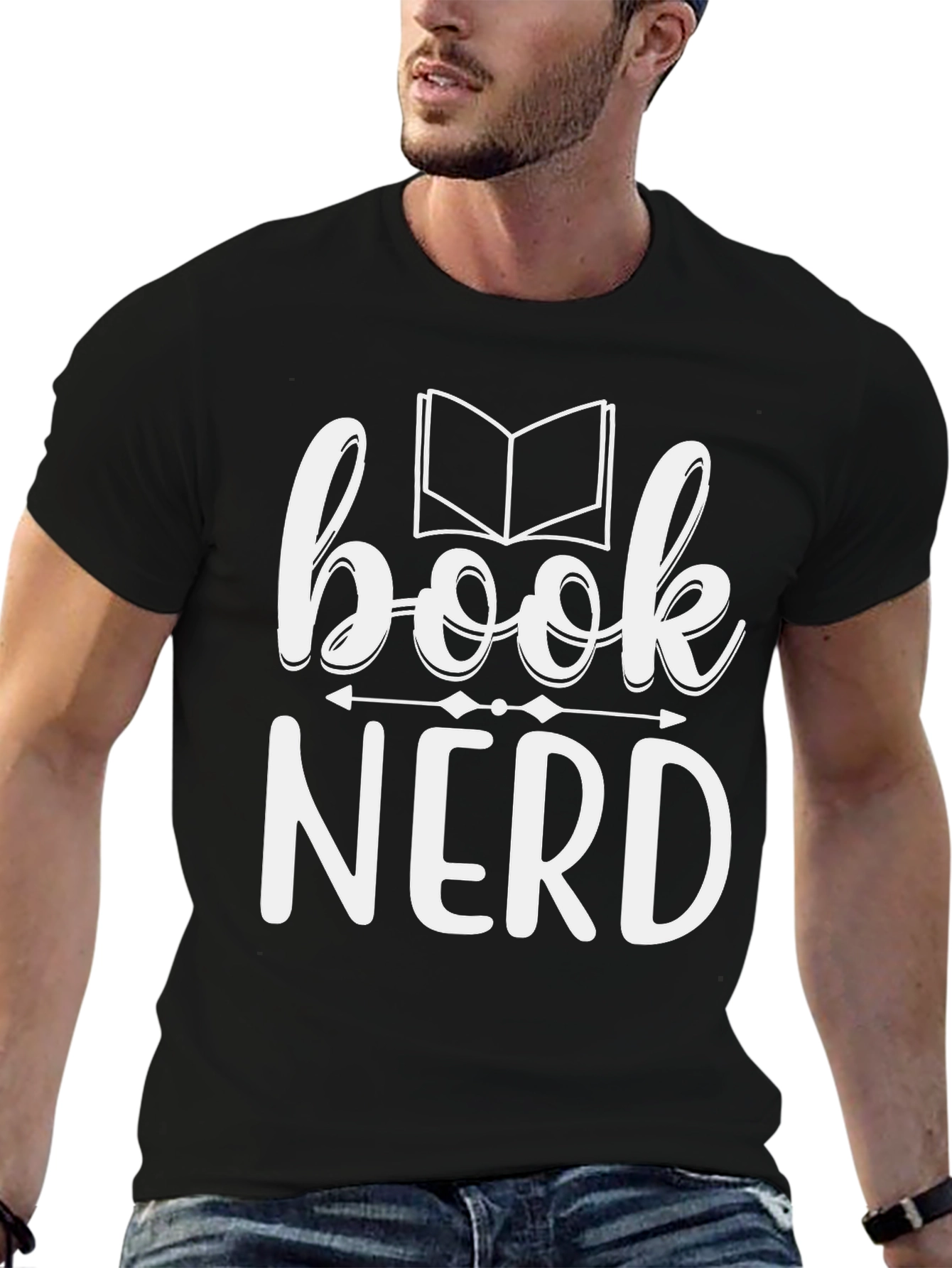 Book Nerd Graphic T-Shirt