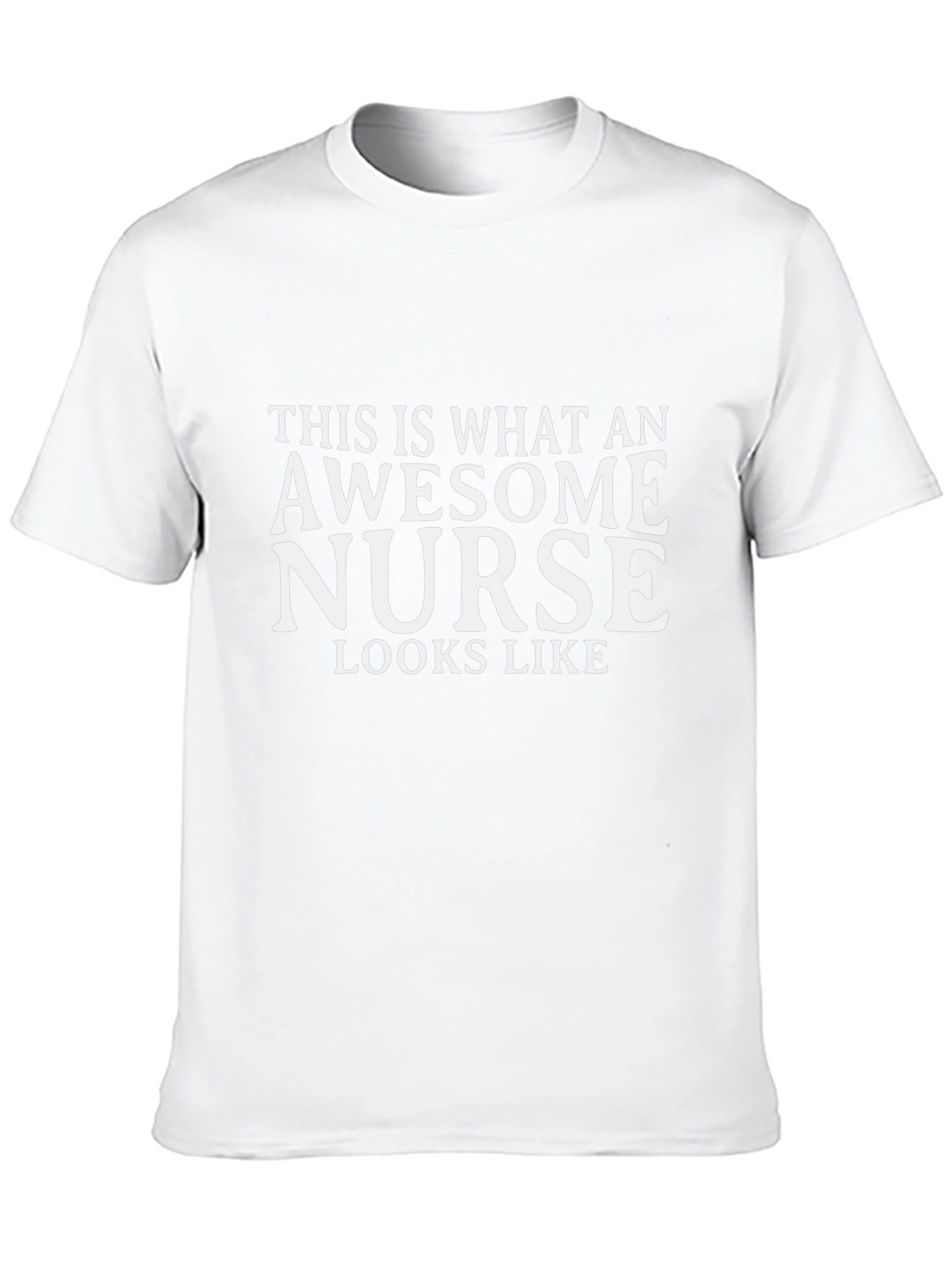 Awesome Nurse T-Shirt - Black Graphic Tee