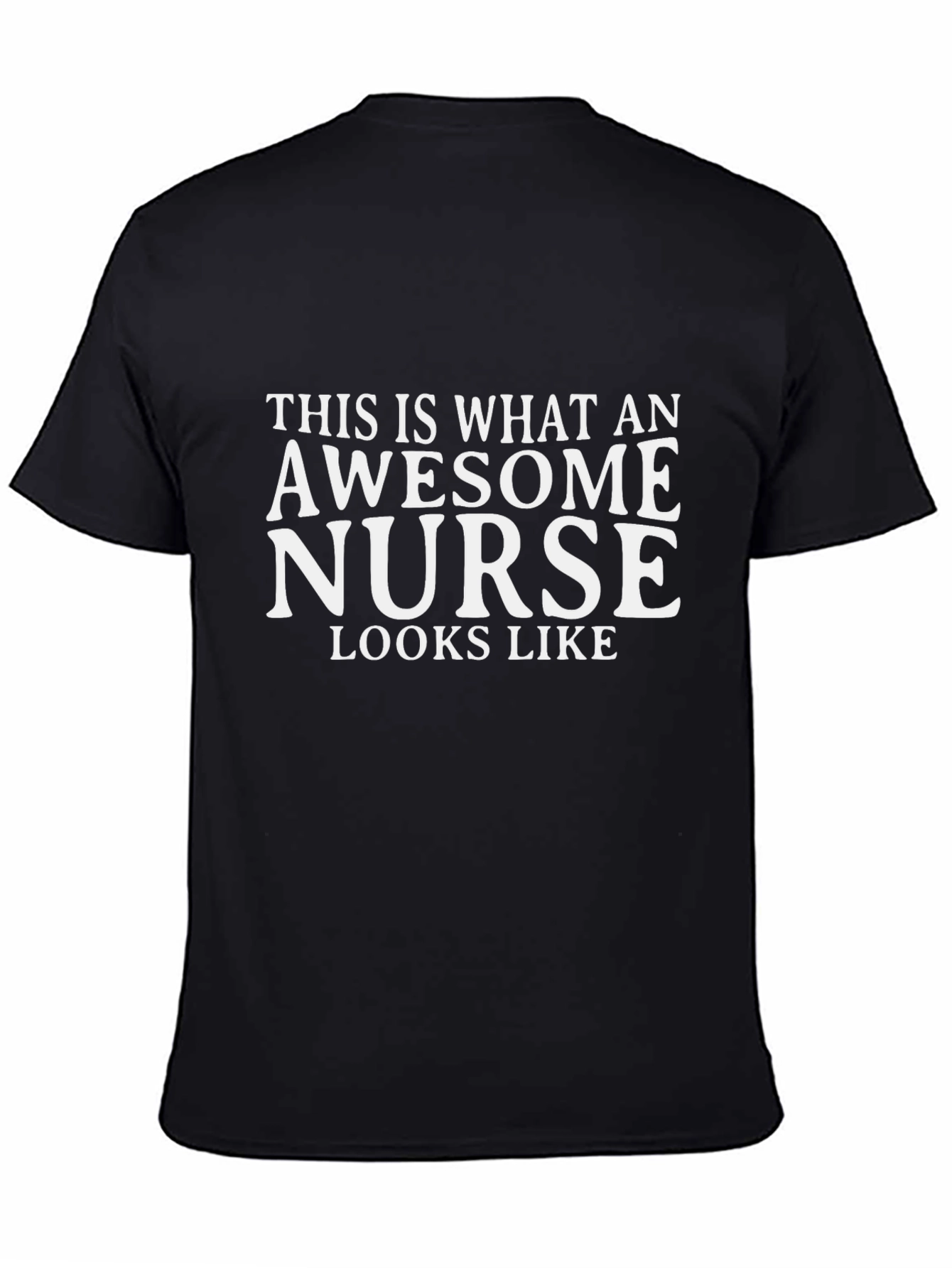 Awesome Nurse T-Shirt - Black Graphic Tee