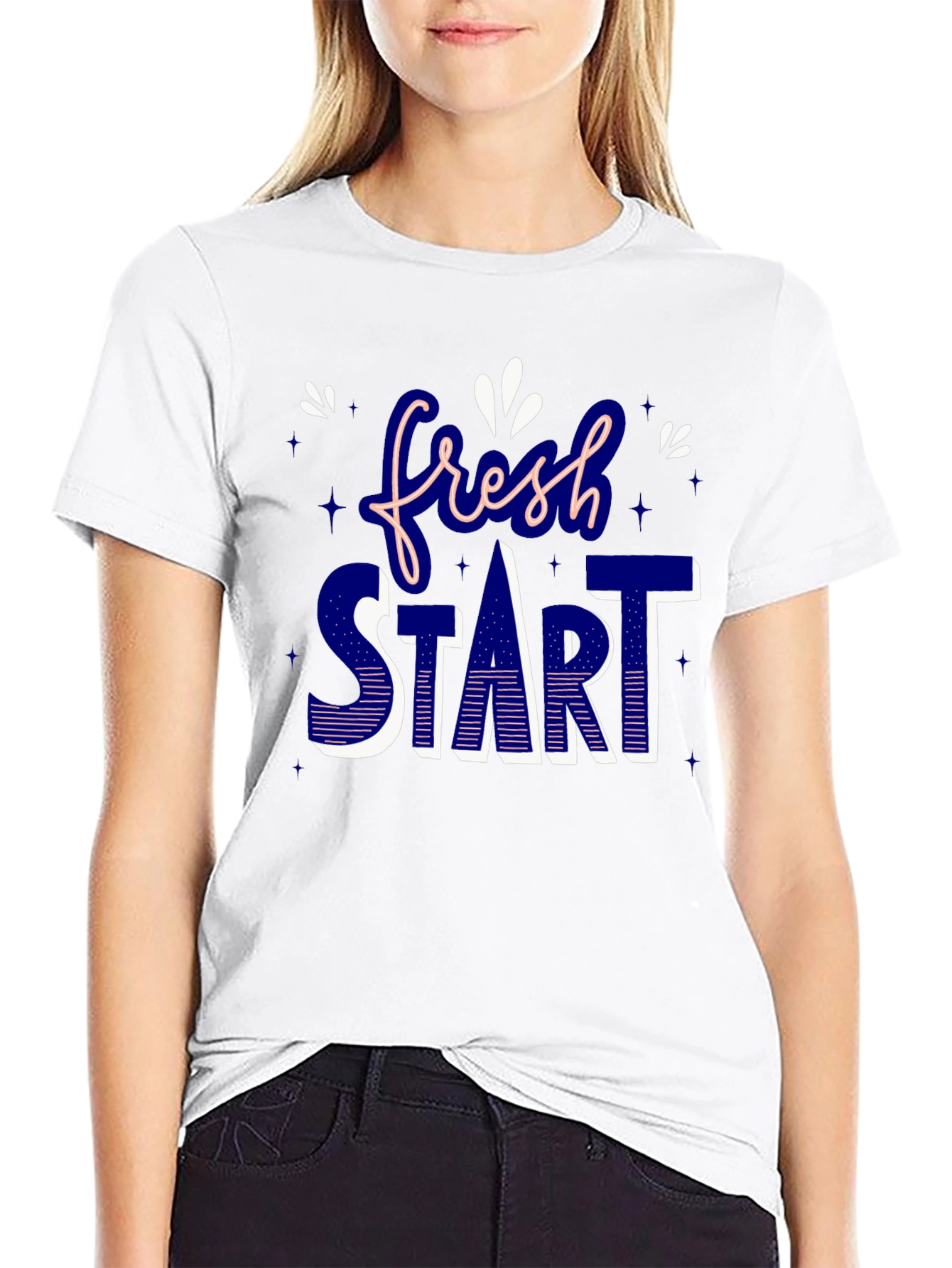 Fresh Start Graphic Tee - Stylish Mens T-Shirt