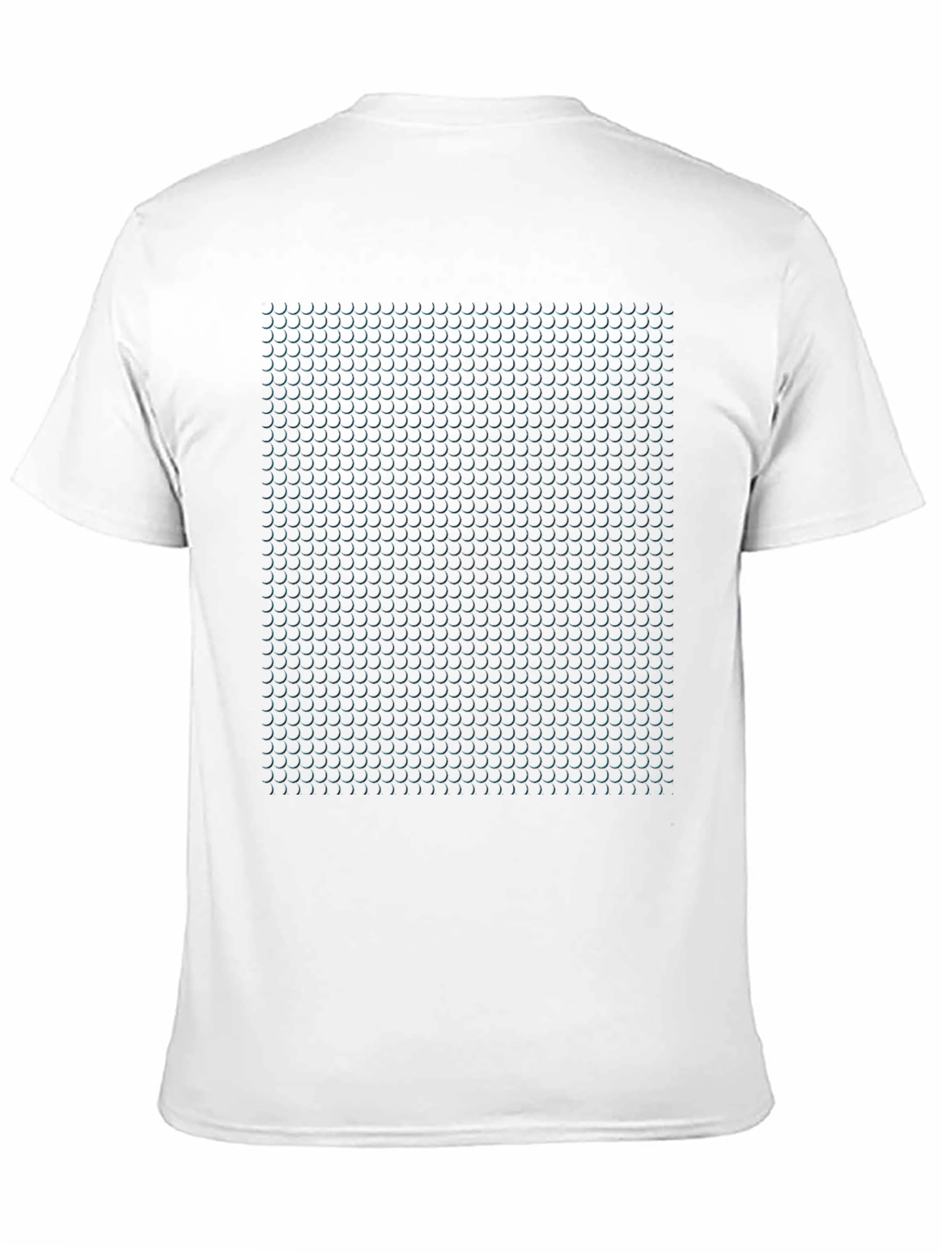 Modern Geometric Print Black T-Shirt