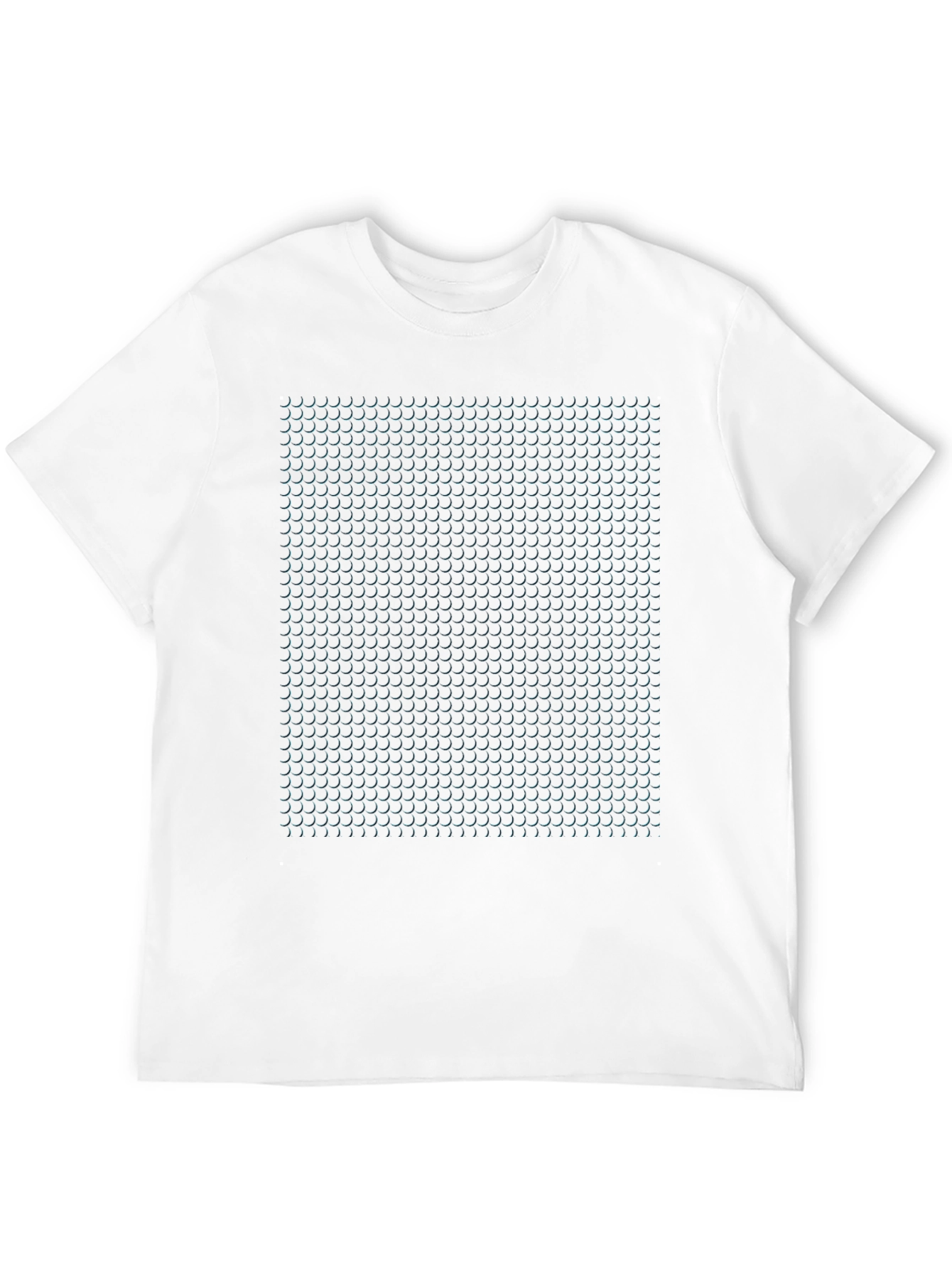 Modern Geometric Print Black T-Shirt