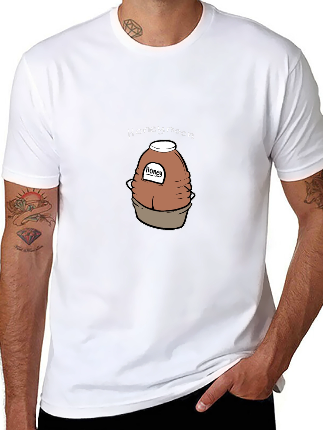 Honeymoon Honey Jar T-Shirt - Black
