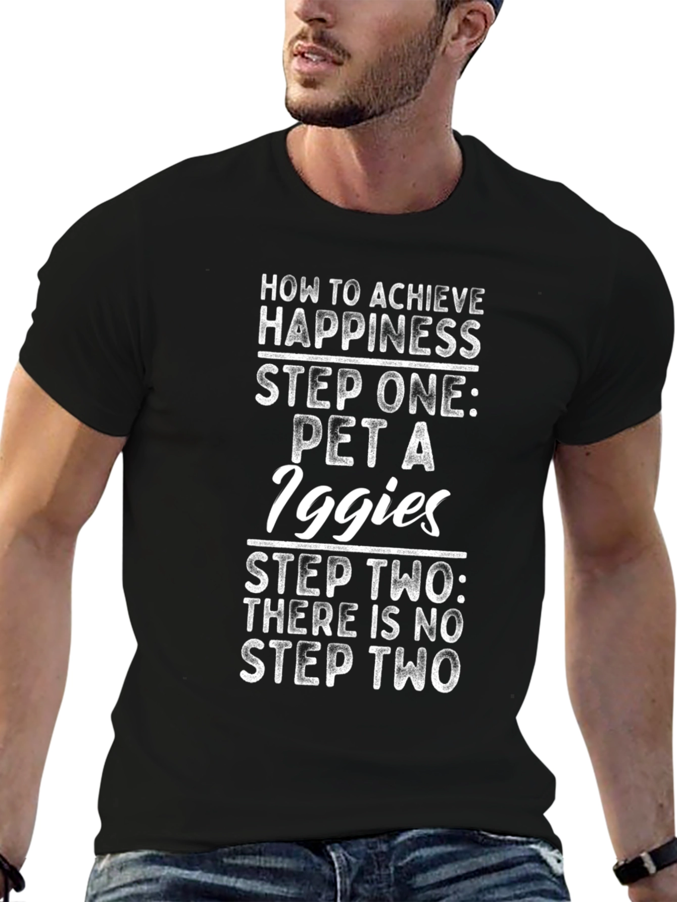 Pet an Iggie T-Shirt - Achieve Happiness