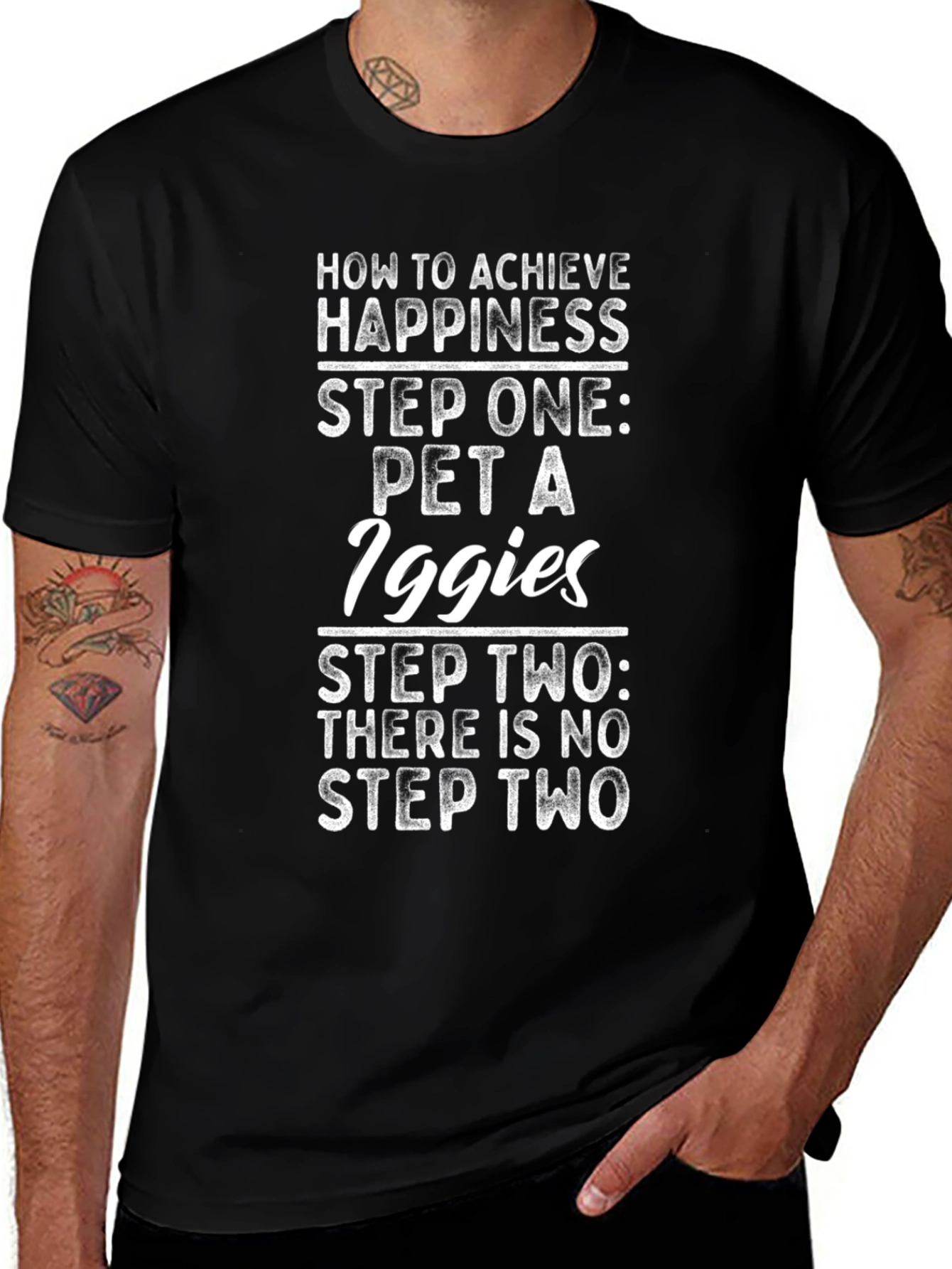 Pet an Iggie T-Shirt - Achieve Happiness