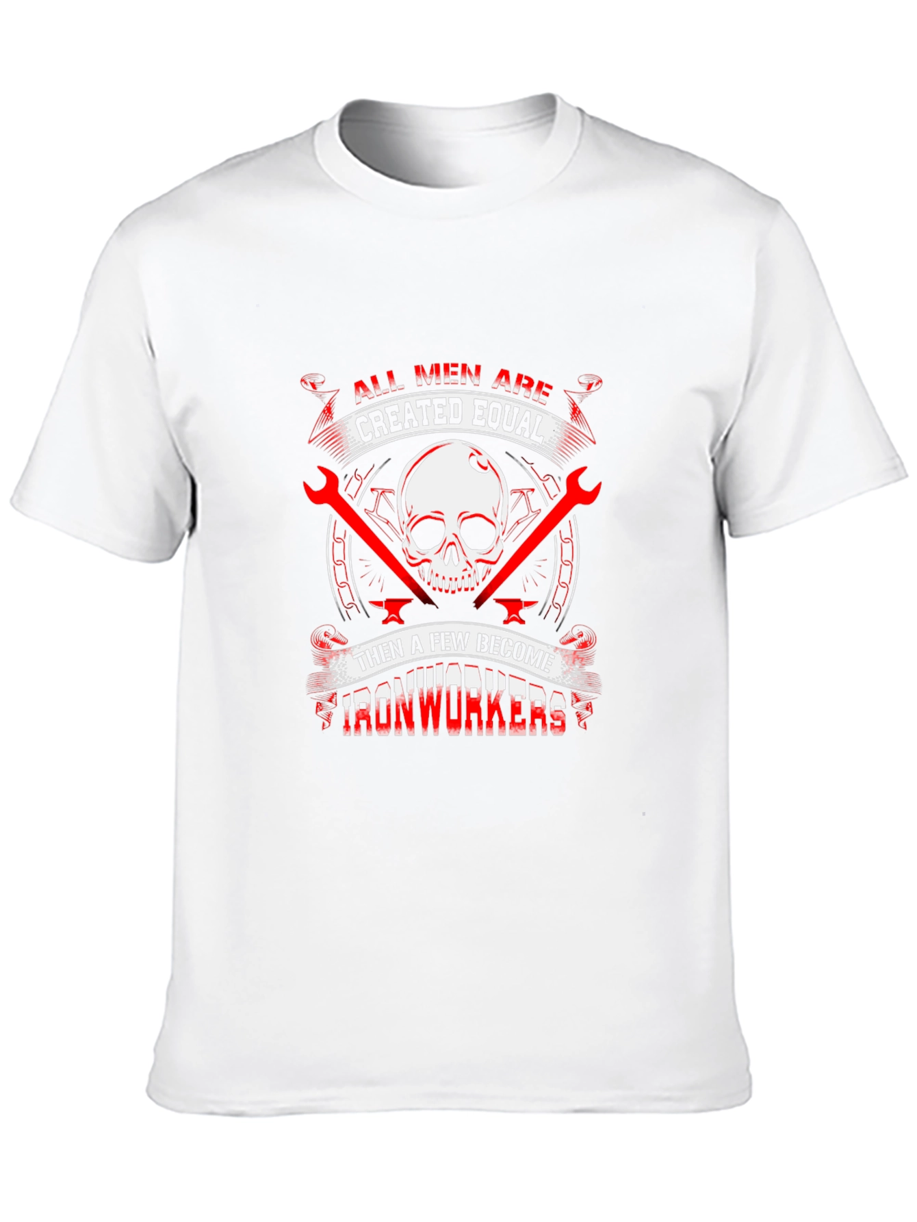 Ironworker Skull Graphic Tee - Black