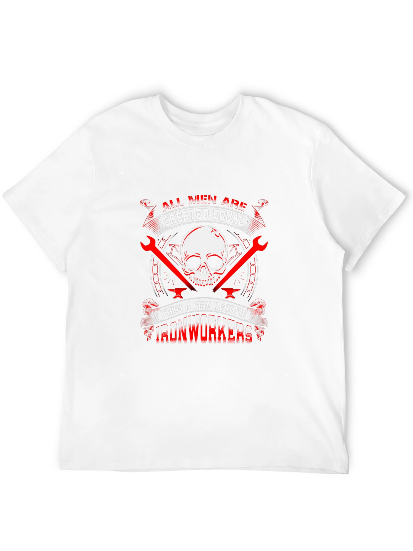 Ironworker Skull Graphic Tee - Black