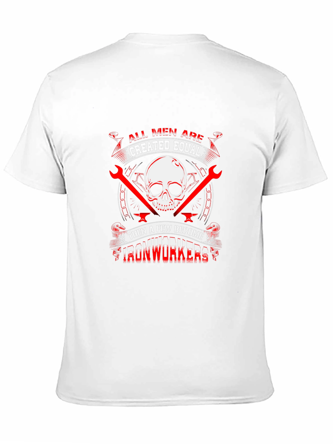 Ironworker Skull Graphic Tee - Black