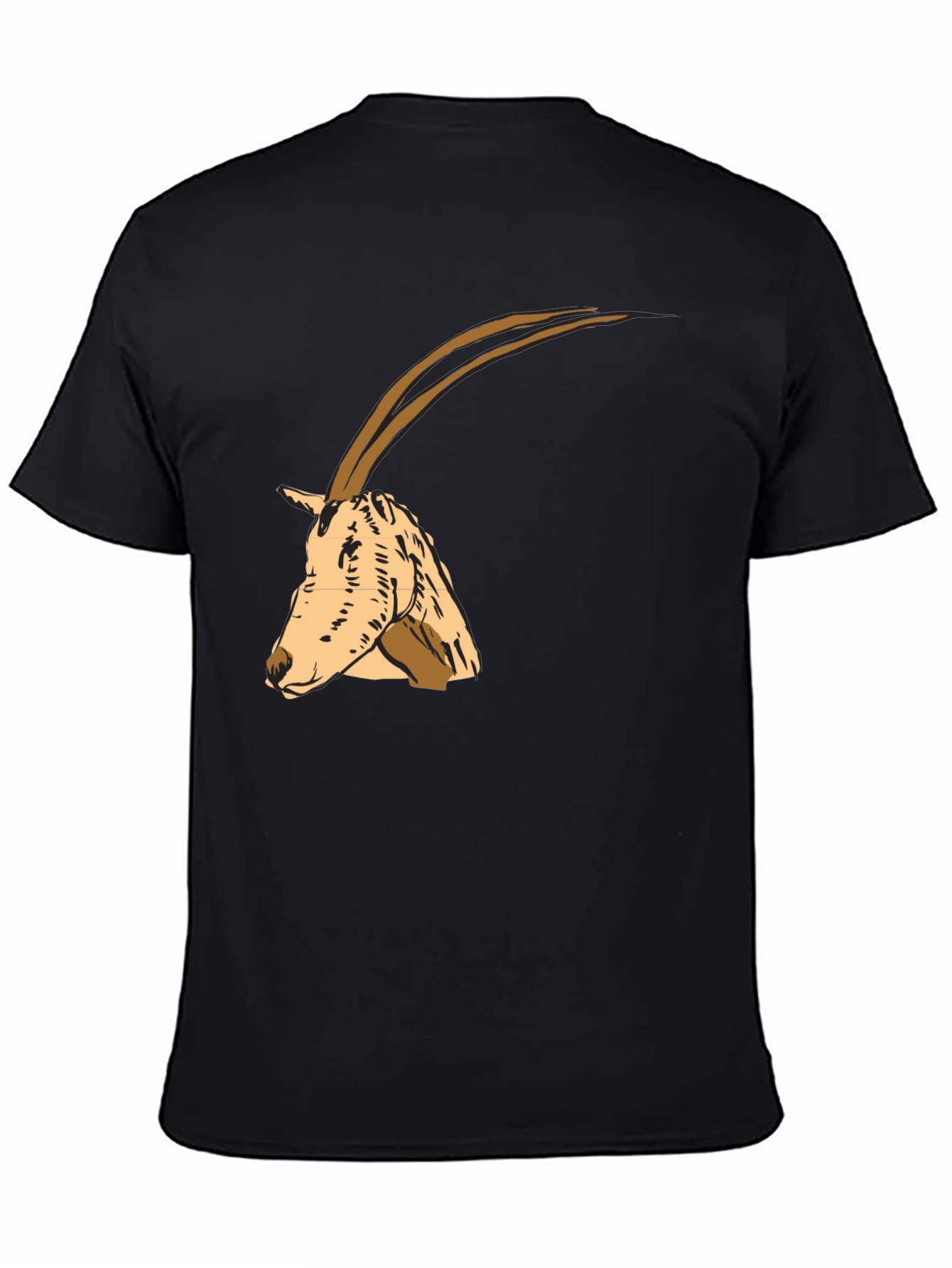 Oryx Graphic Tee - Stylish Animal Print Shirt