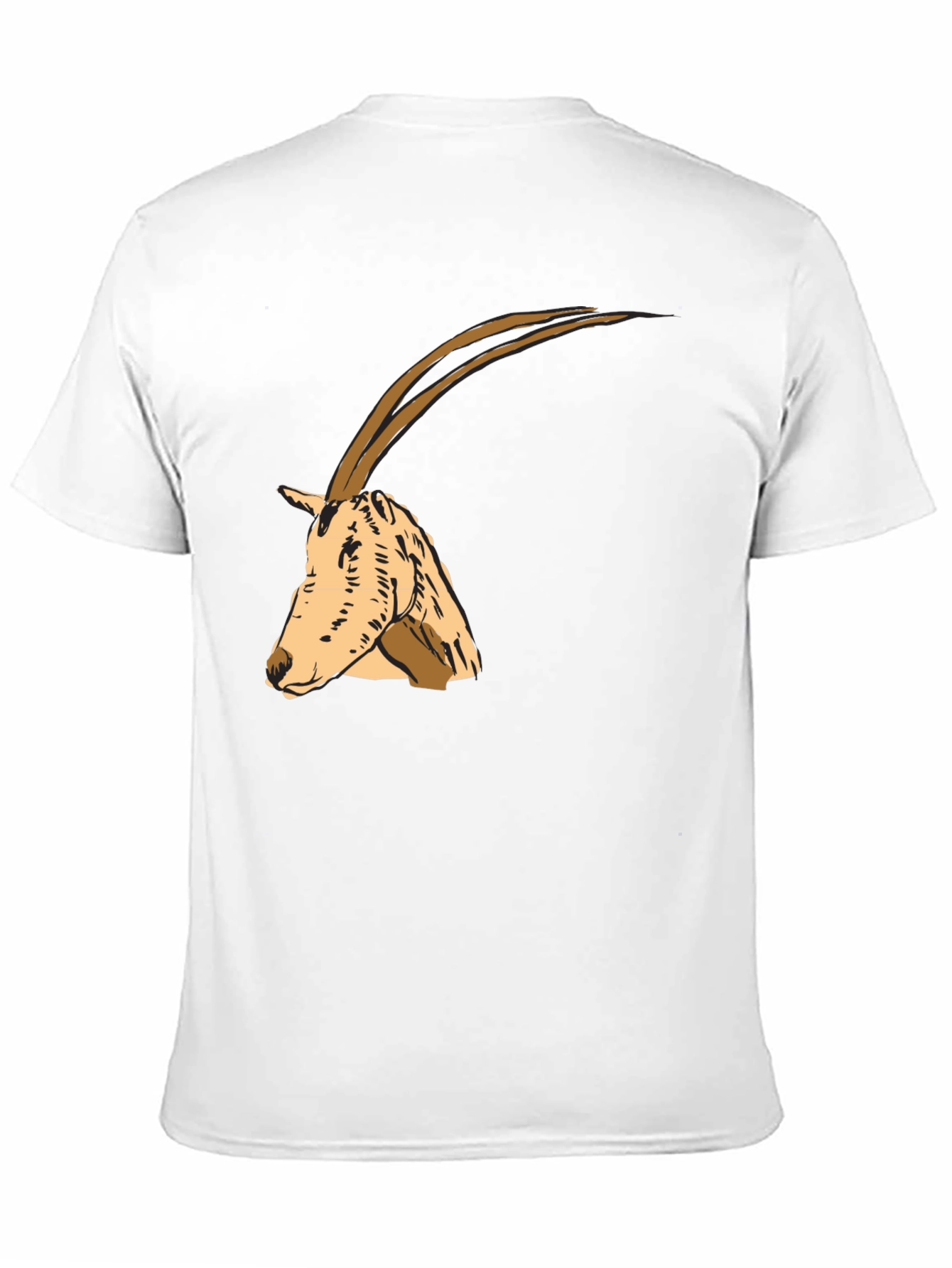 Oryx Graphic Tee - Stylish Animal Print Shirt
