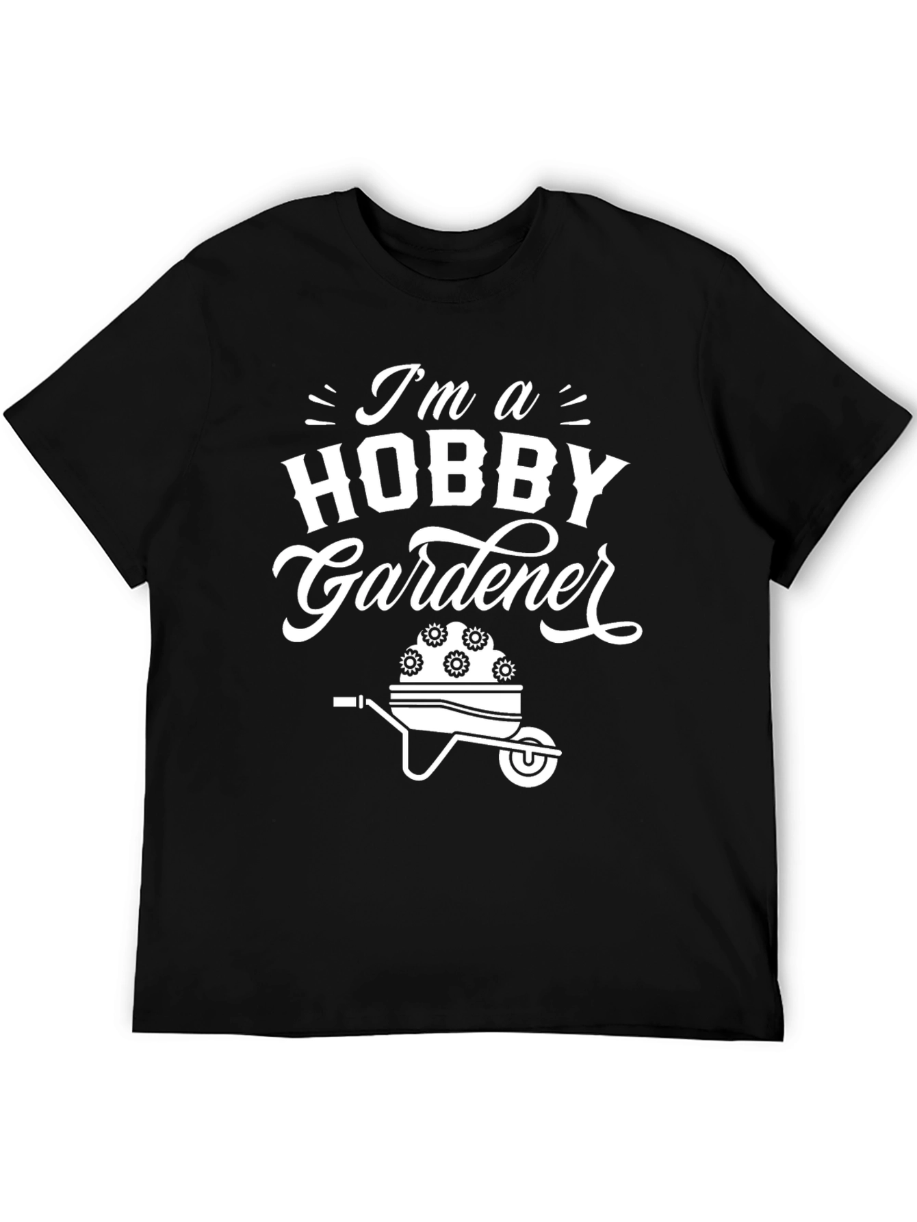 Hobby Gardener Graphic Tee - Black Cotton T-Shirt
