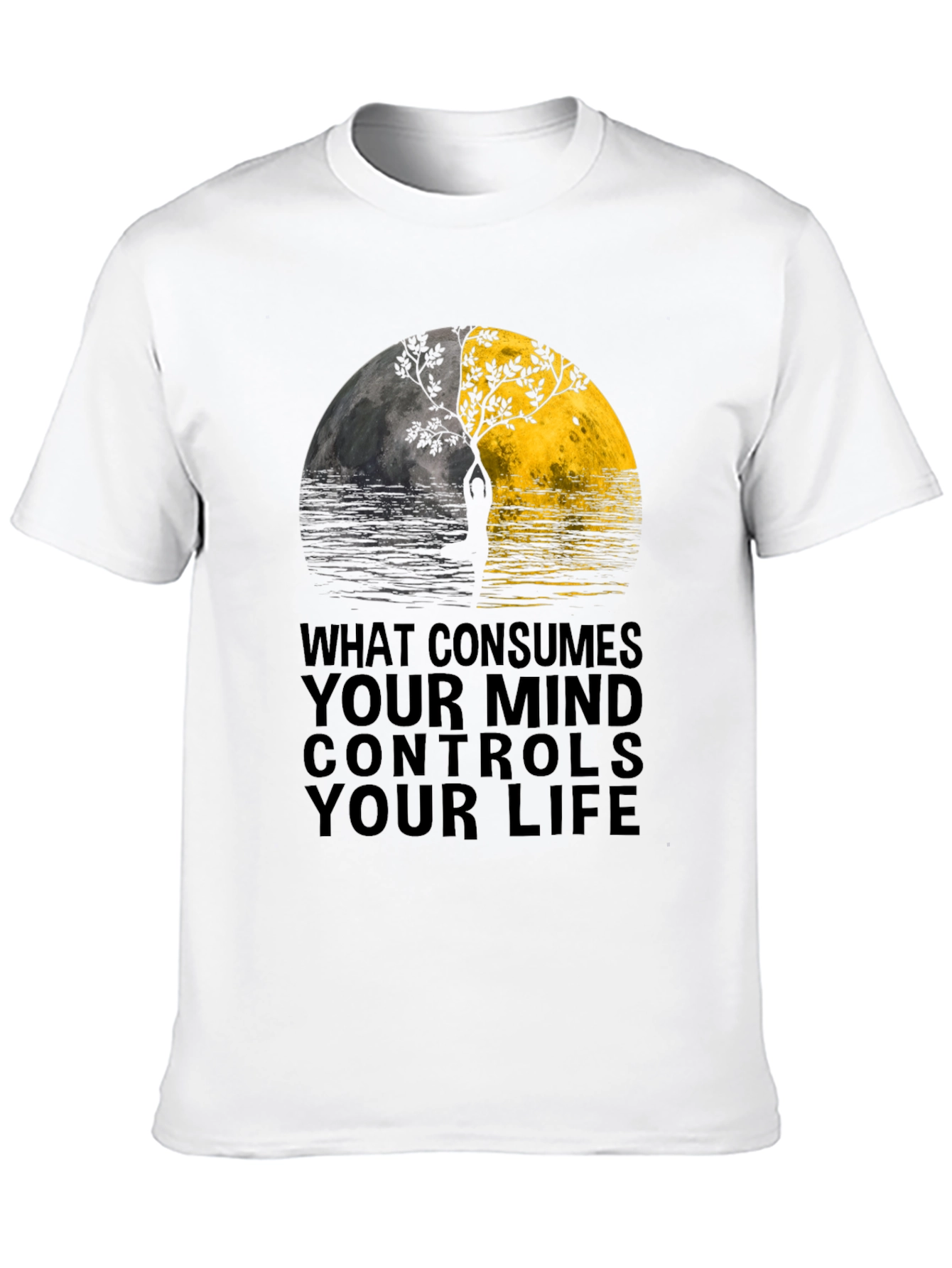 Yin Yang Mind Control T-Shirt - Unisex