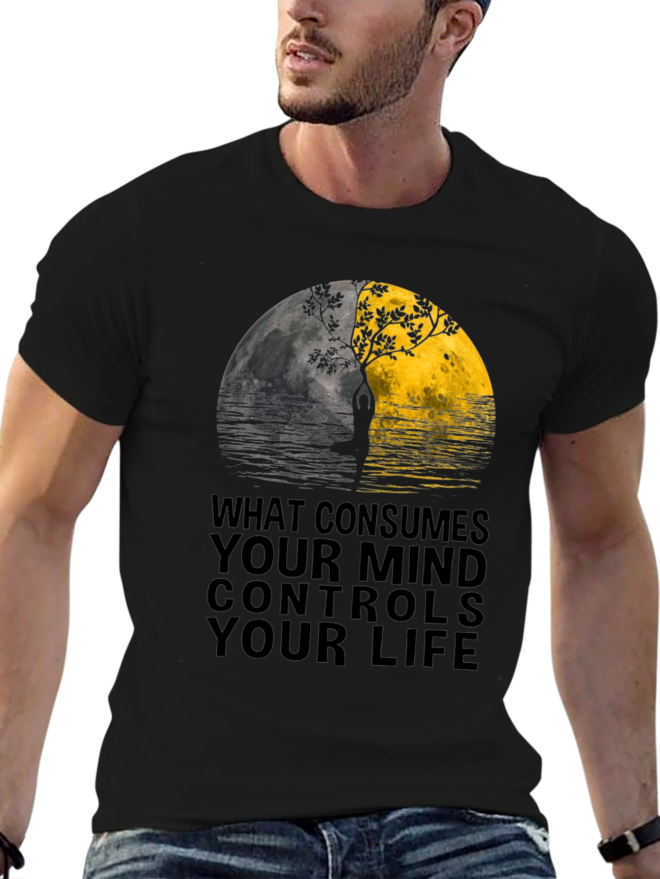 Yin Yang Mind Control T-Shirt - Unisex