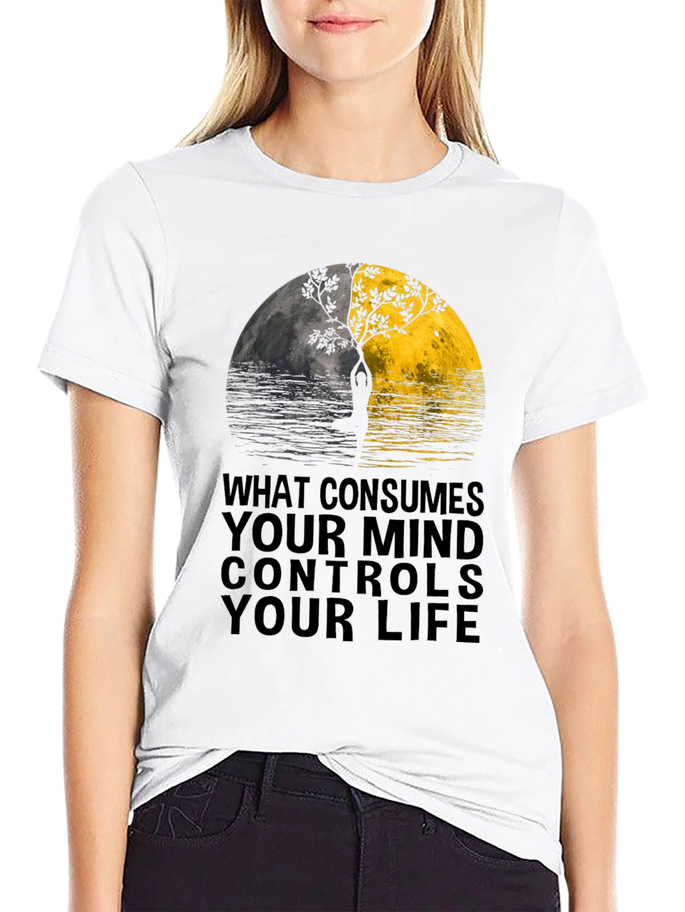 Yin Yang Mind Control T-Shirt - Unisex